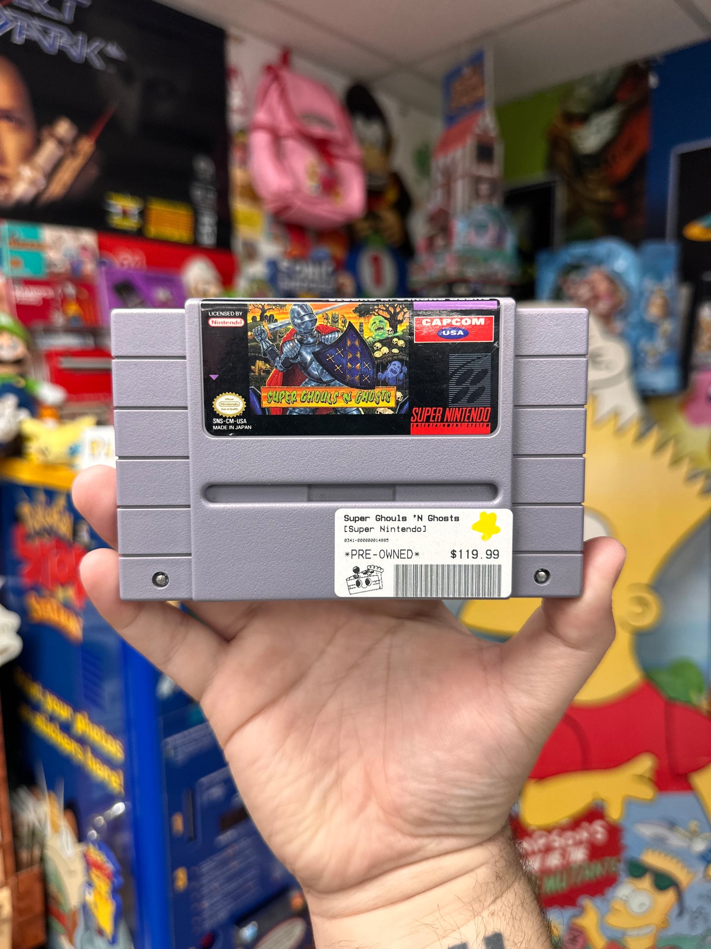 Super Ghouls 'n Ghosts - SNES Loose