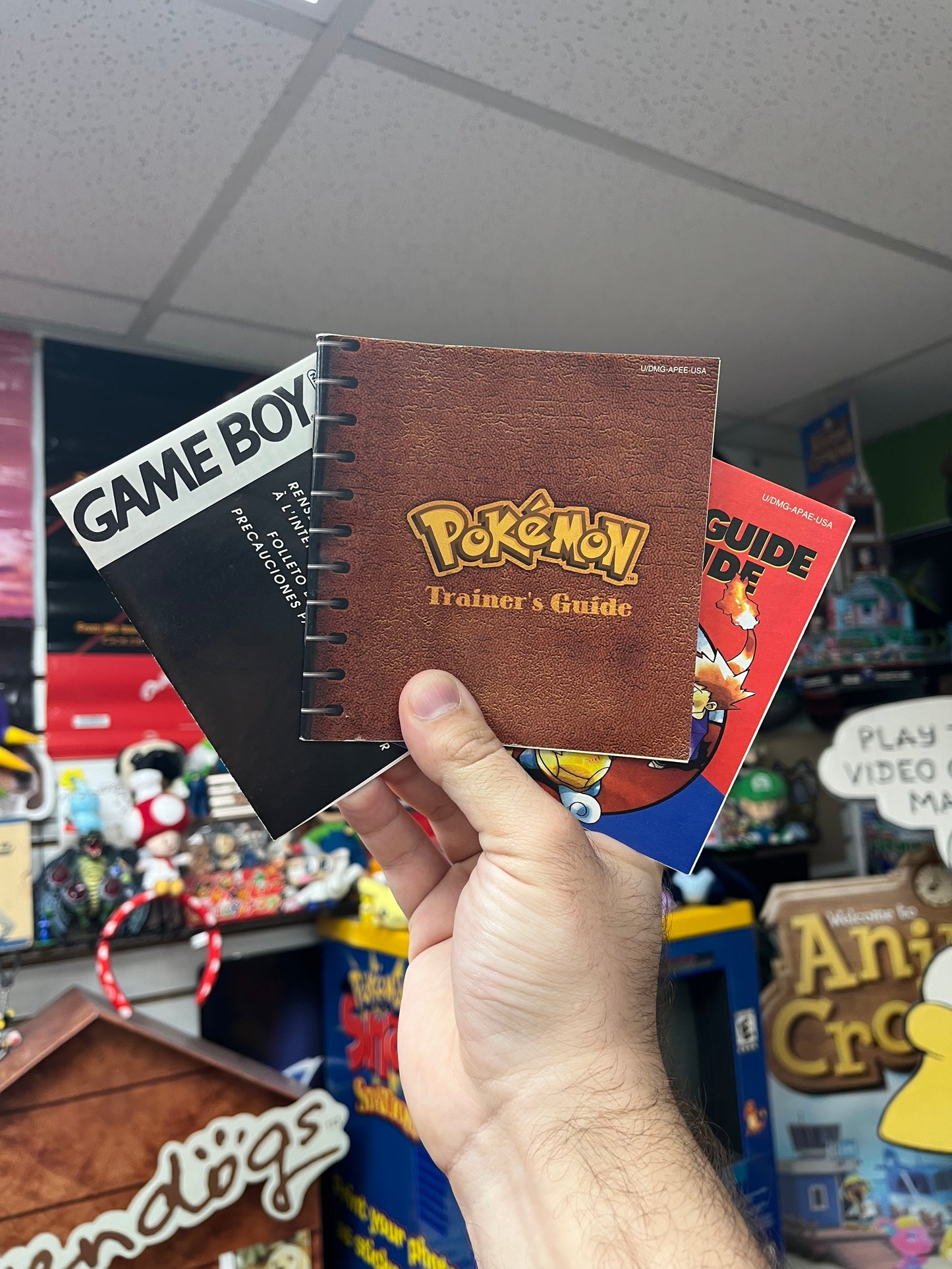 Pokemon Blue GameBoy Complete W/ Acrylic Case