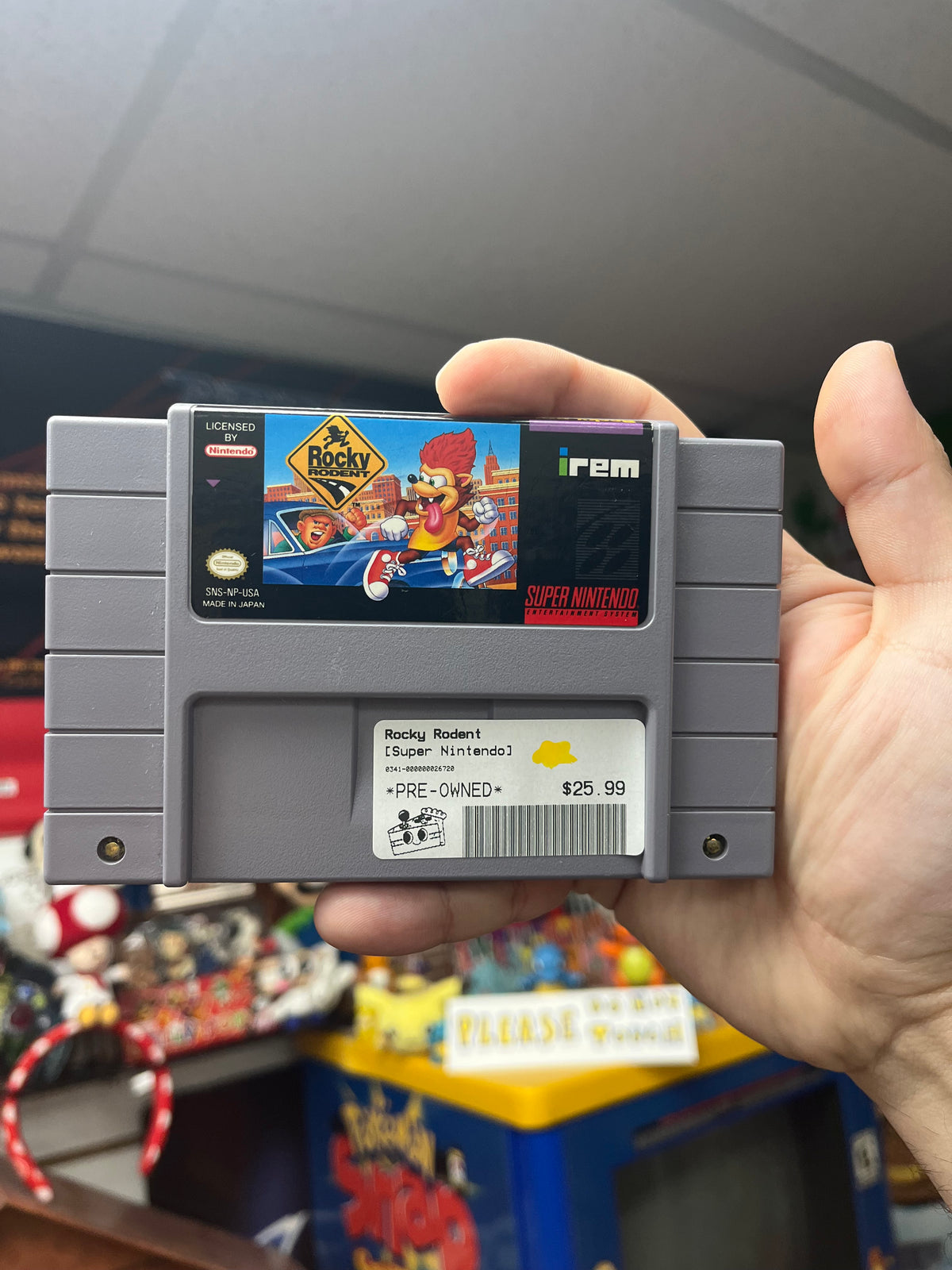 Rocky Rodent - SNES Loose
