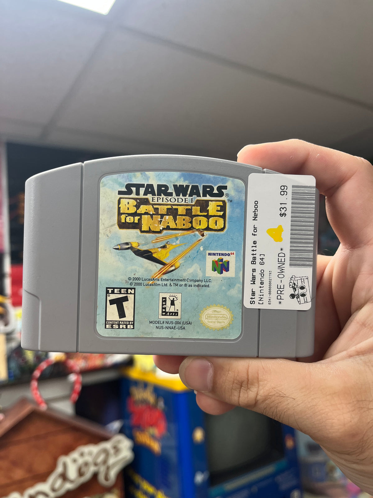 Star Wars Battle for Naboo - N64 Loose