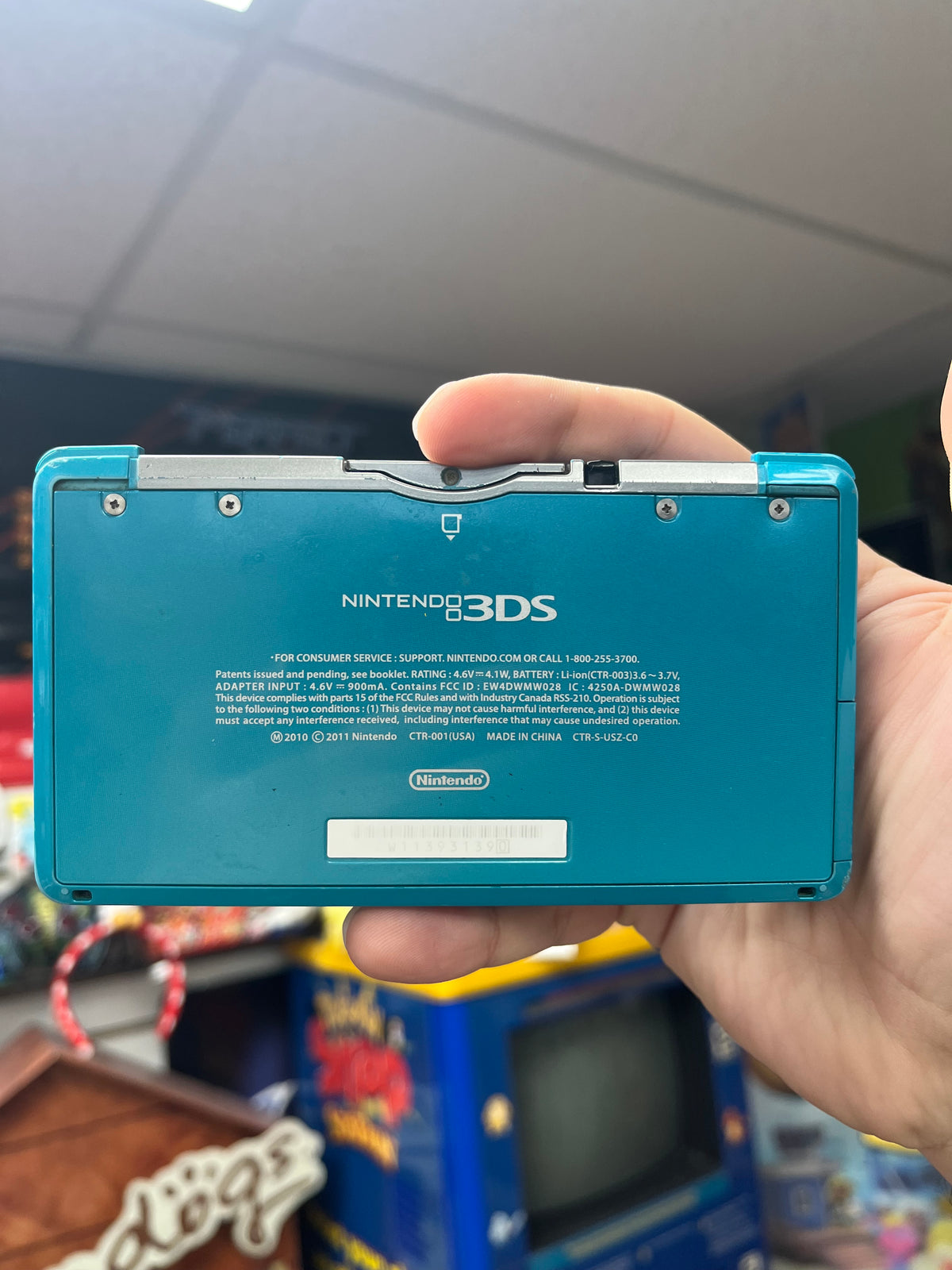 3DS Aqua Blue