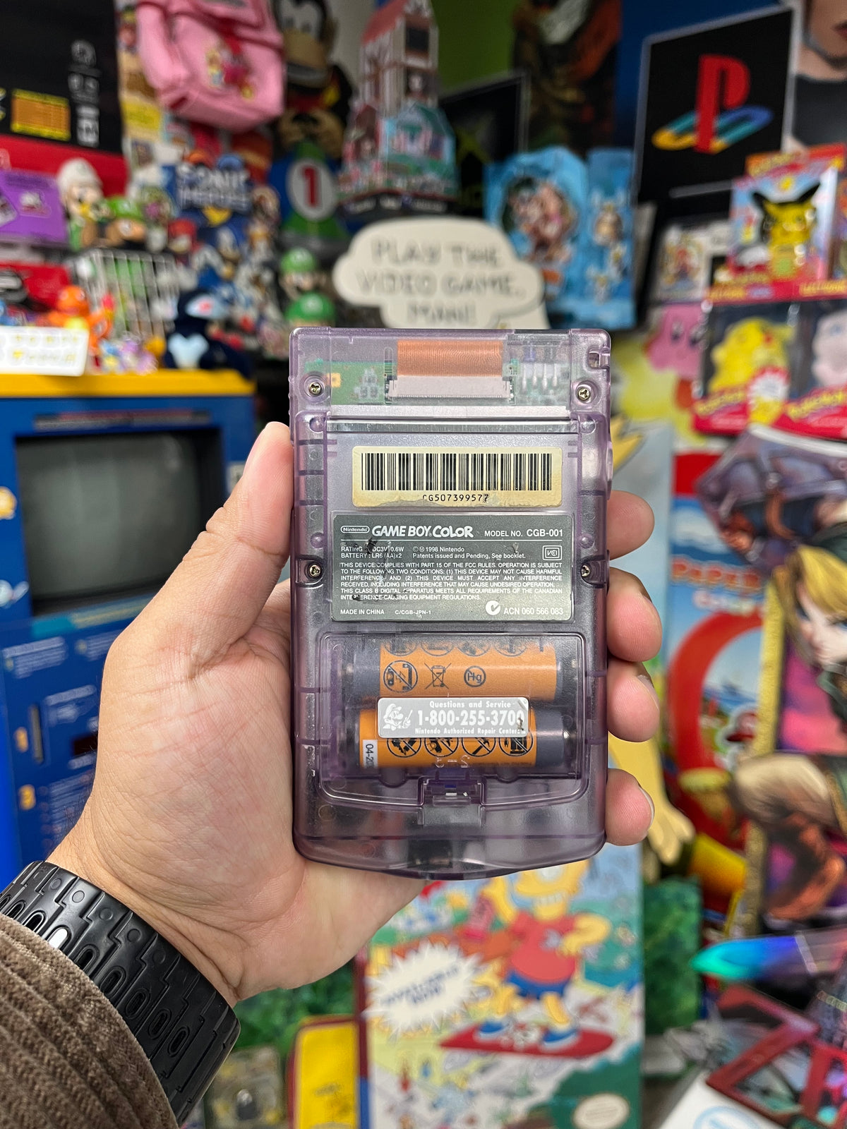 Atmoic Purple Gameboy Color