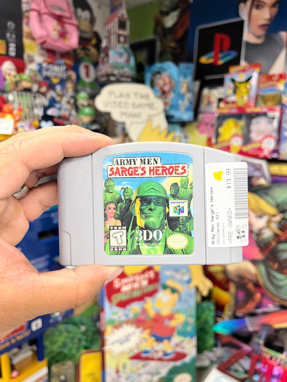Army Men Sarge's Heroes - N64 Loose