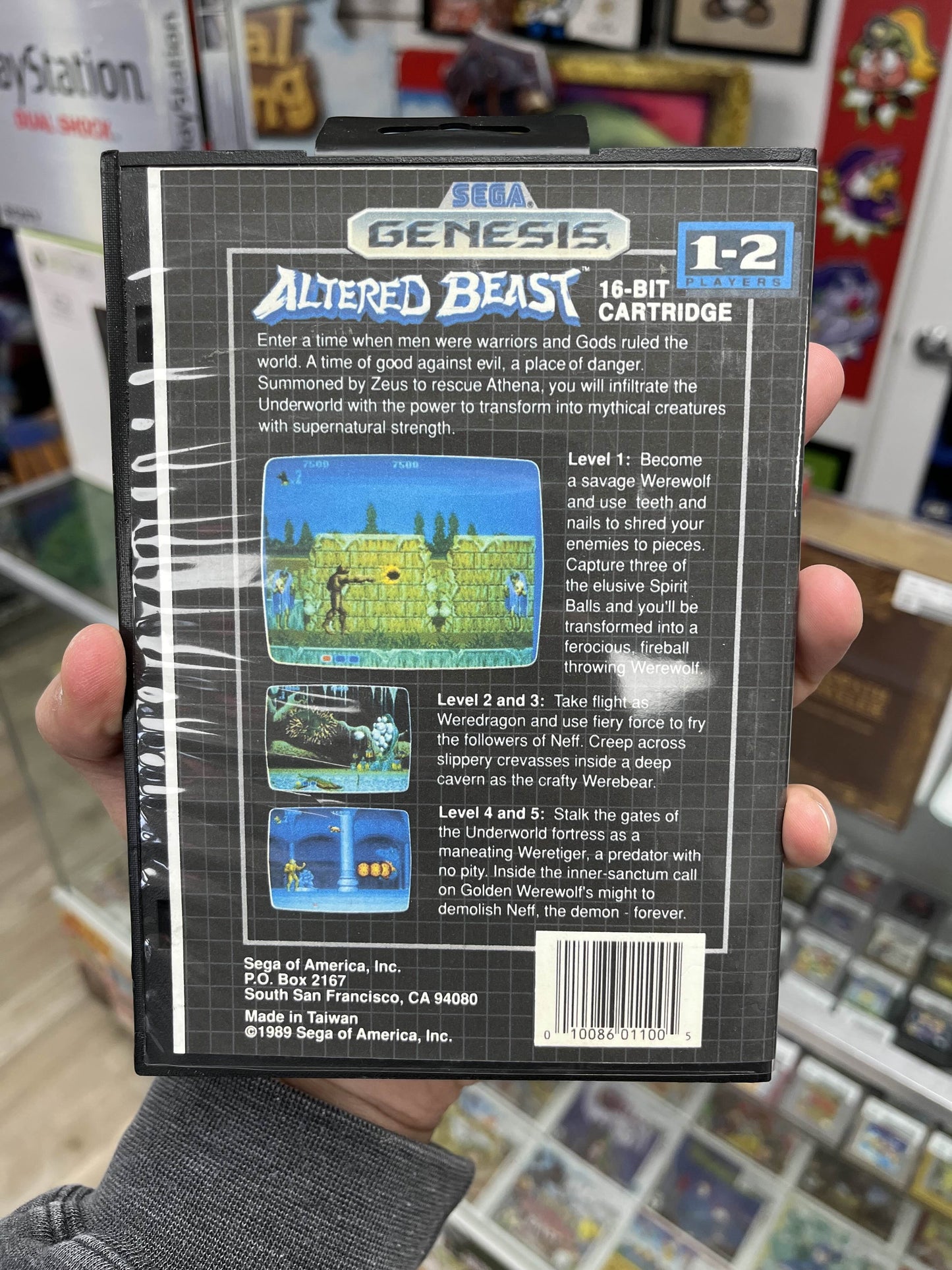 Altered Beast Sega Genesis