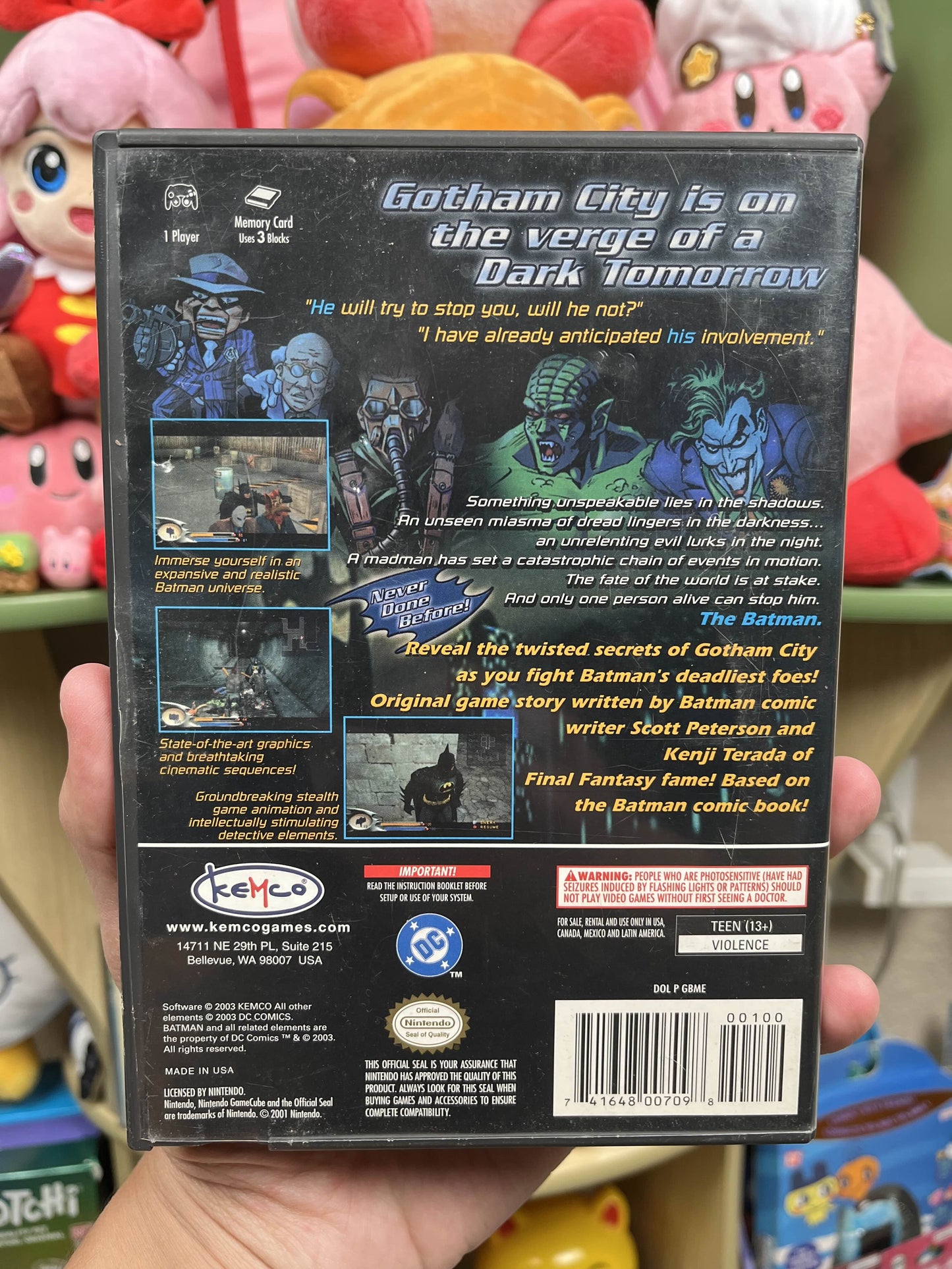 Batman Dark Tomorrow GameCube CIB