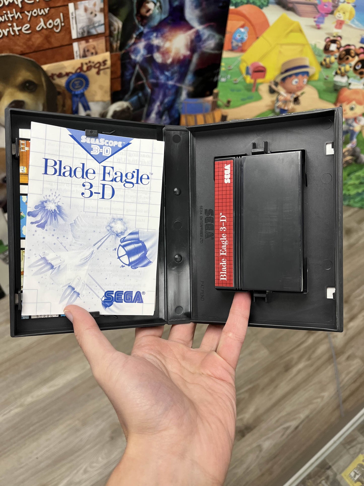 Blade Eagle 3-D Sega Master System CIB