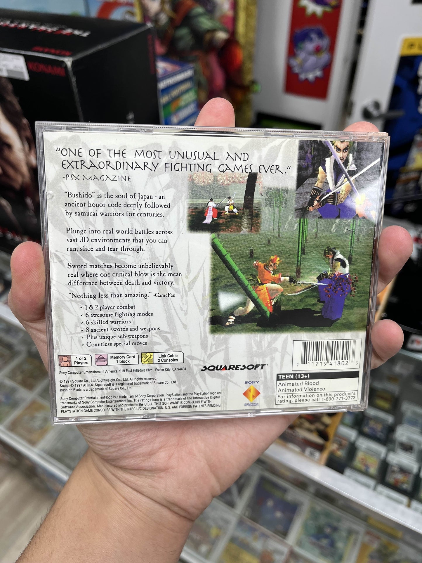 Bushido Blade PS1 Complete Clean!