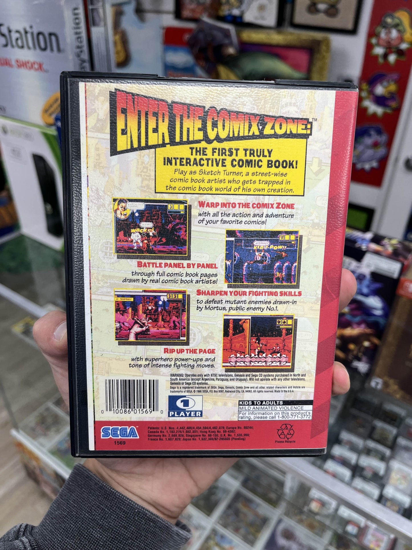 Comix Zone Sega Genesis
