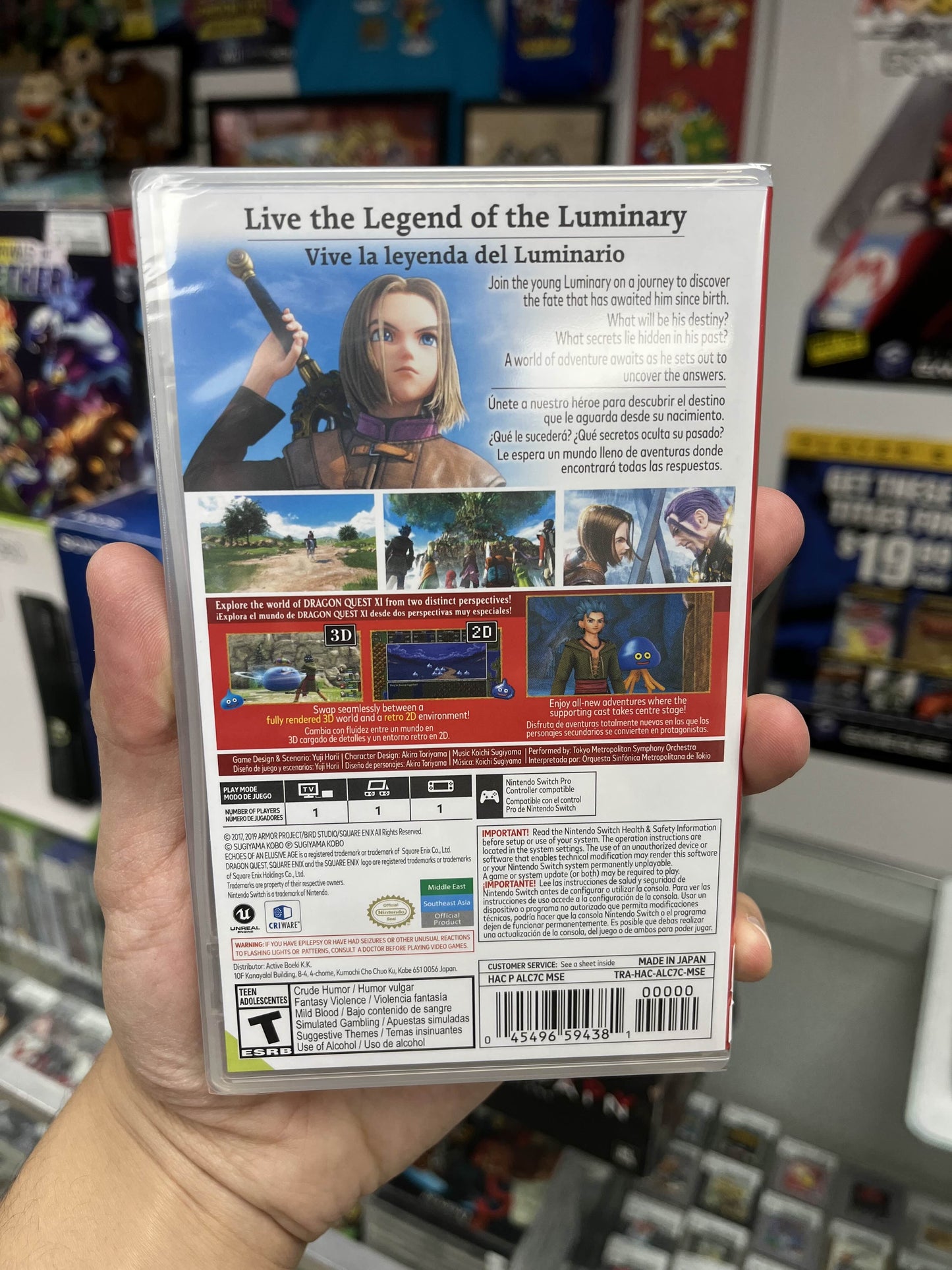 Dragon Quest XI Switch Sealed