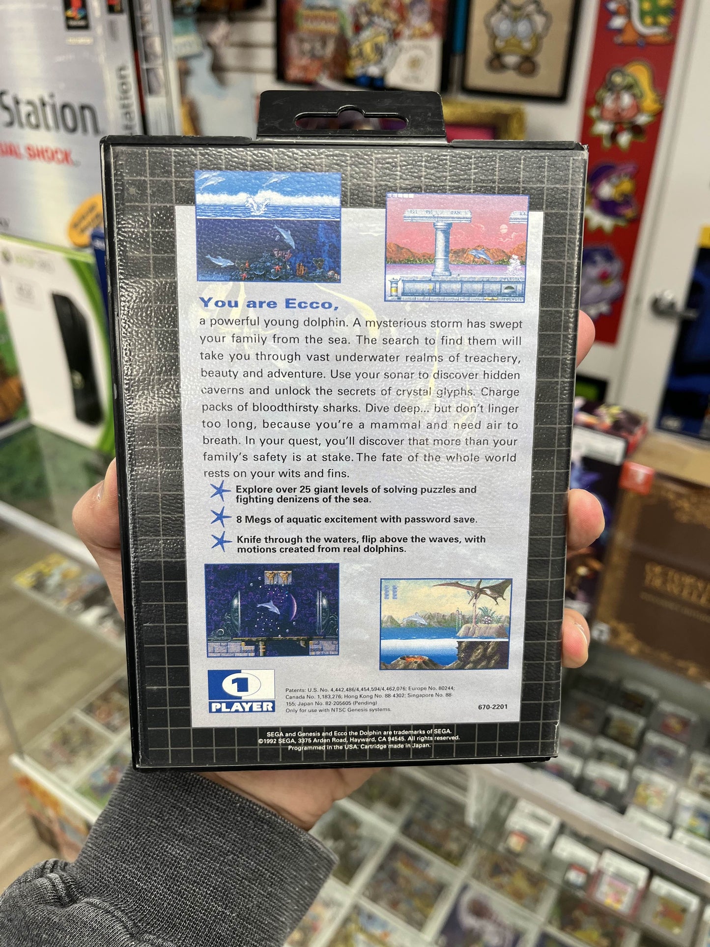Ecco the Dolphin Sega Genesis