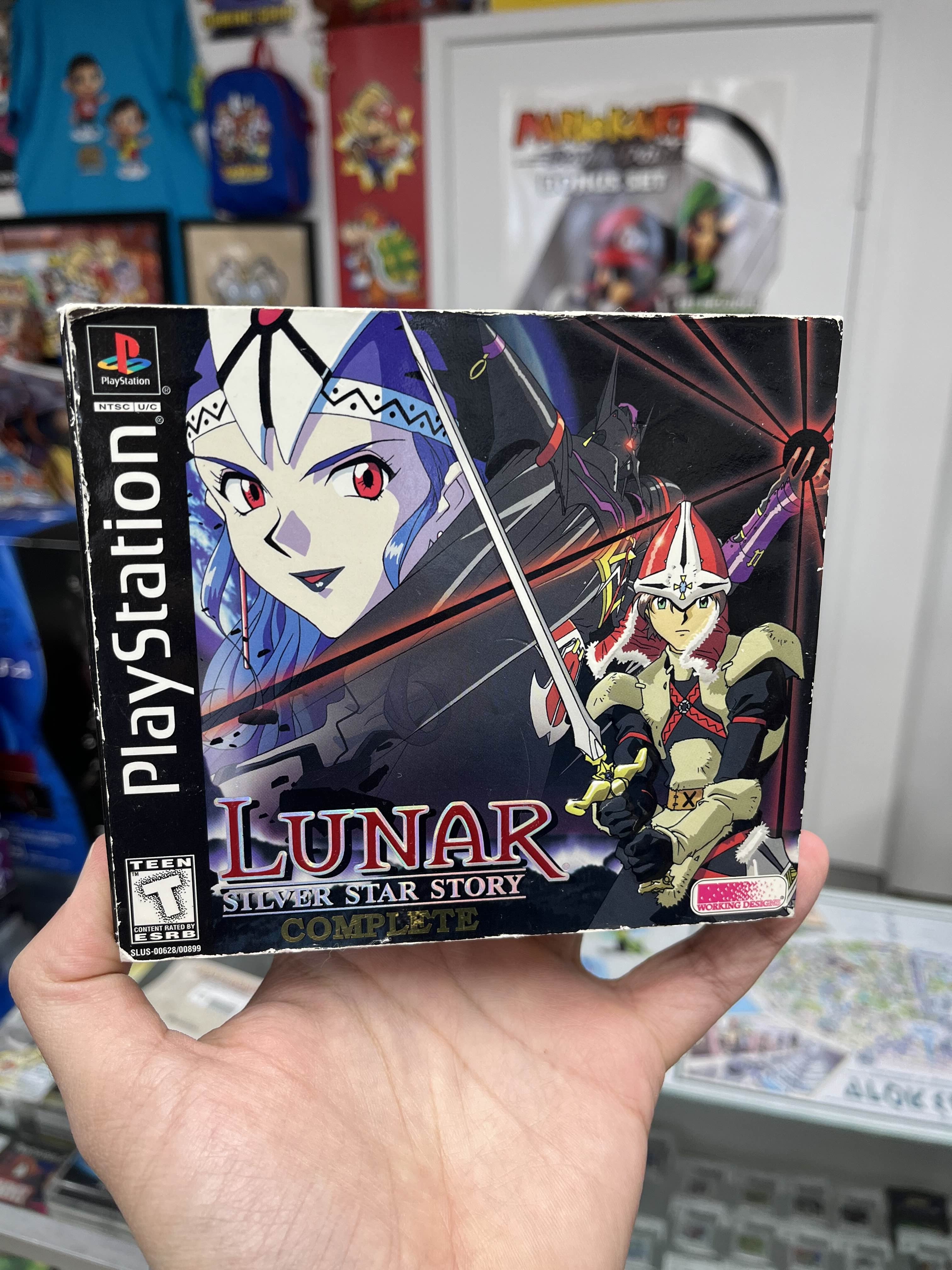 Lunar Complete NTSC-U/C Jeu PS1 Lunar: Silver Star Story Complete - Version NTSC-U/C - Occasion Très Bon état Lunar Silver Star Story PS1 Lunar Complete NTSC-U/C Jeu PS1 Lunar: Silver Star Story Complete - Version NTSC-U/C - Occasion Très Bon état Lunar Silver Star Story PS1