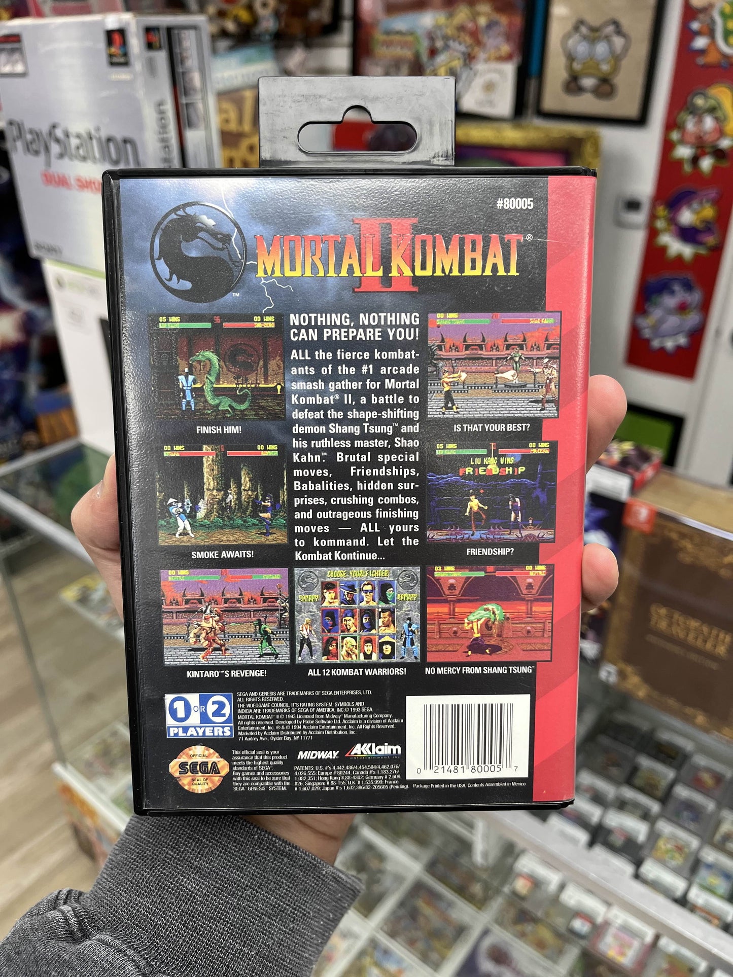 Mortal Kombat II Sega Genesis Complete