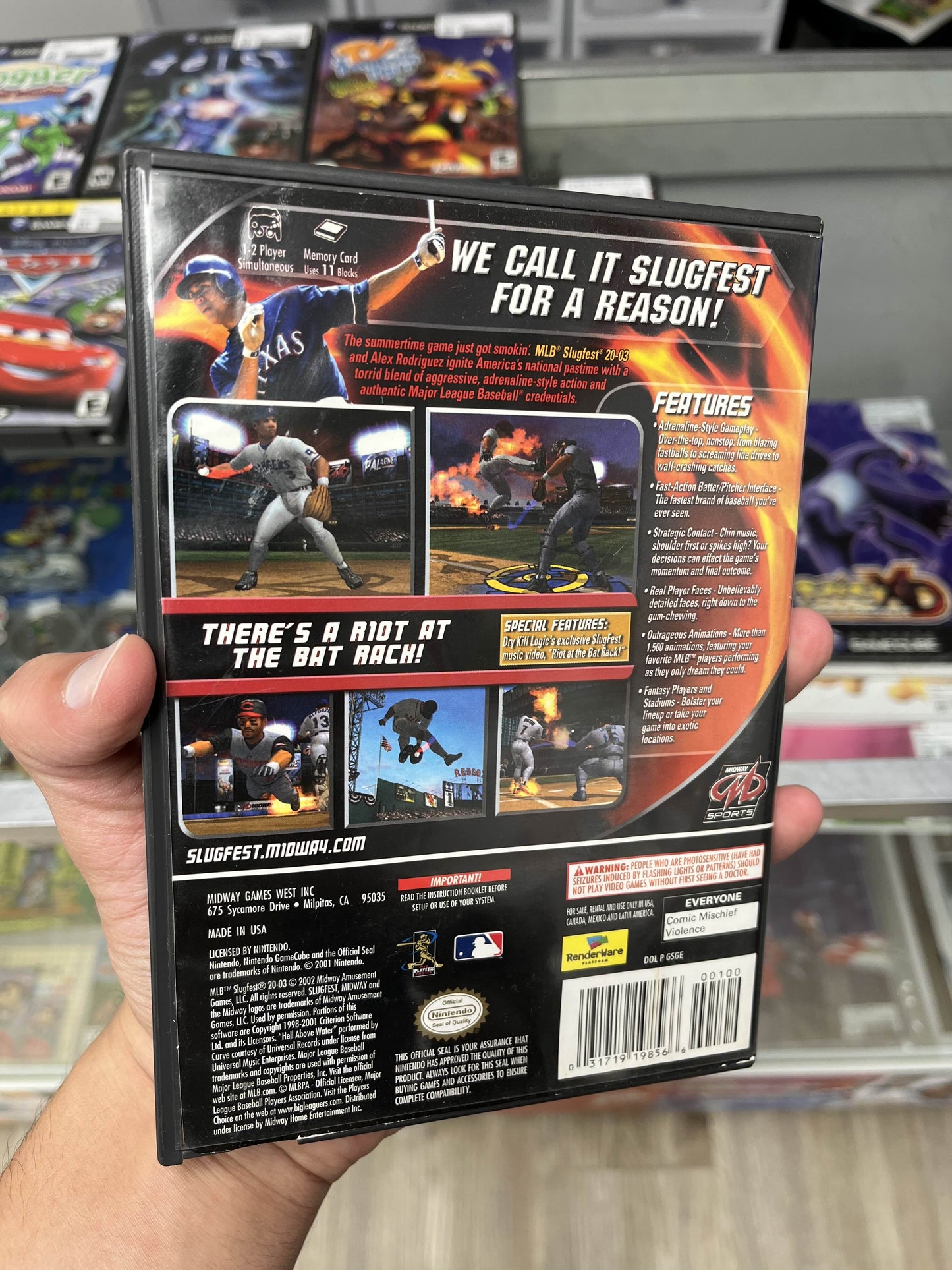 MLB Slugfest 2003 GameCube Complete