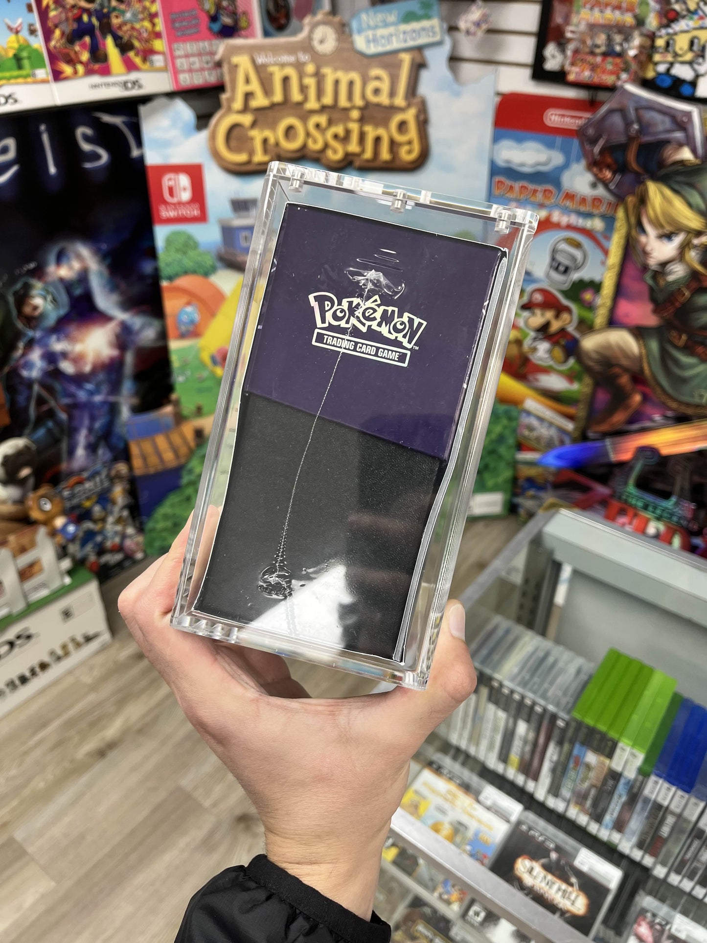 Pokemon Paldean Fates ETB Sealed W/ Box Protector!