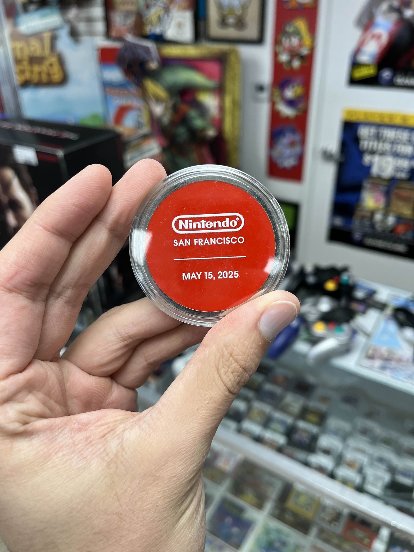 Nintendo Store San Francisco Grand Opening Giveaway Coin *RARE*