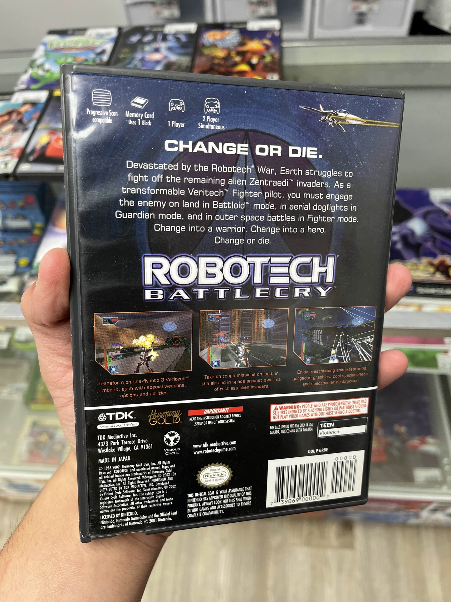 Robotech: Battlecry GameCube Complete!