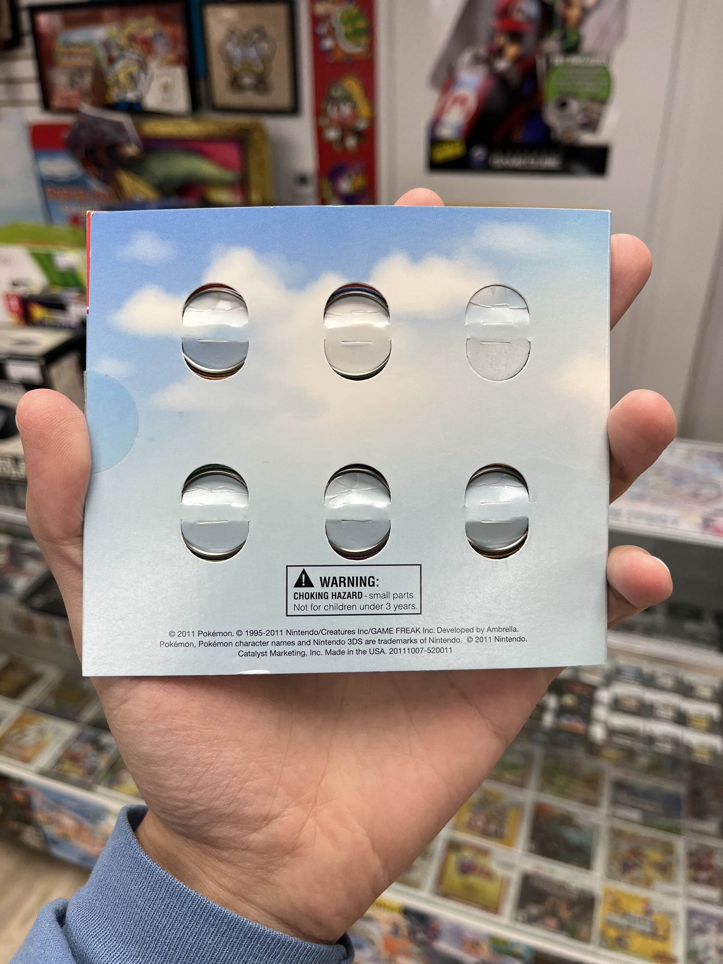 Pokemon Rumble Blast Promotional Pin Set!