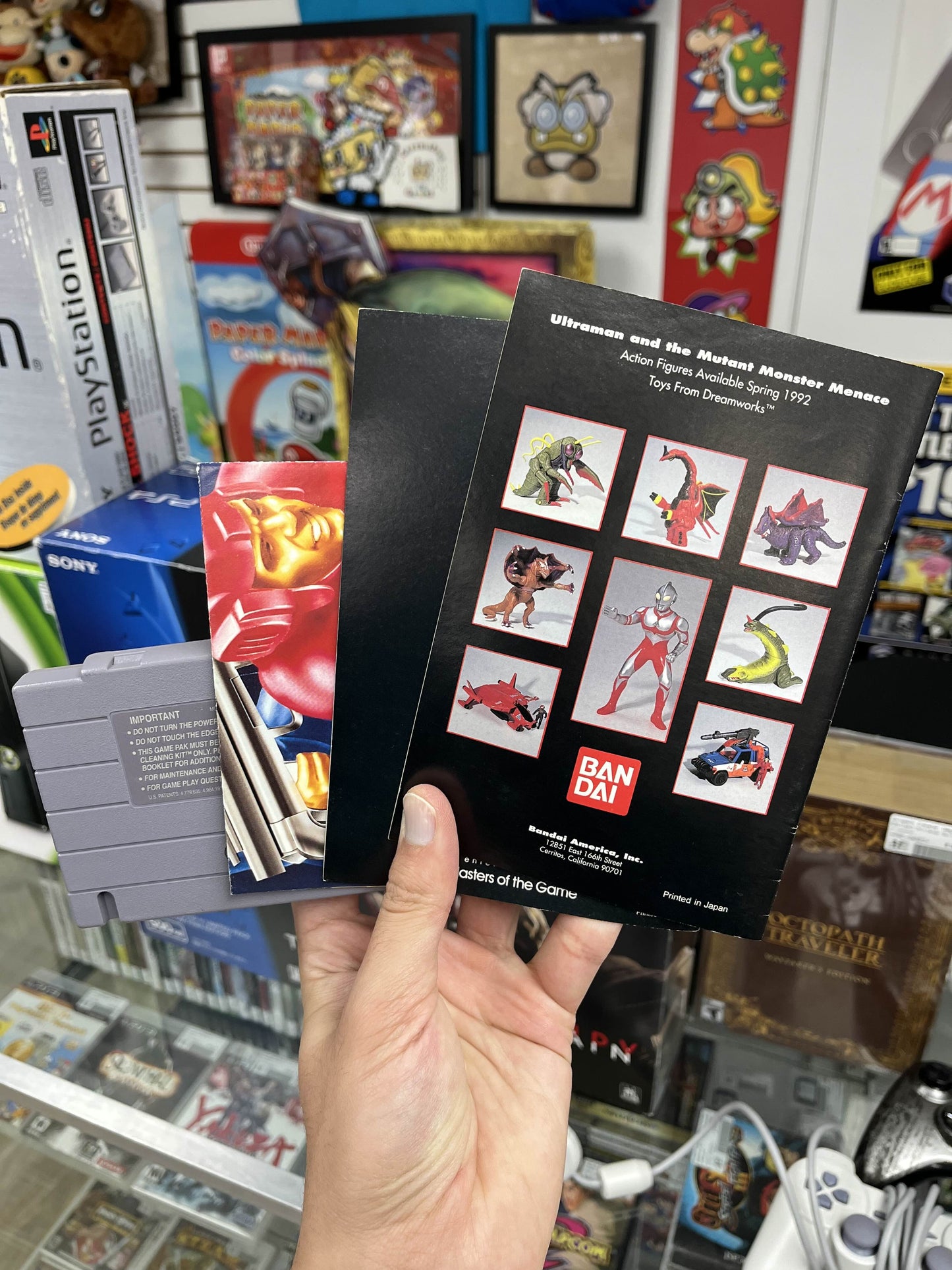 Super SMash TV SNES Cart + Manual + Inserts CLEAN