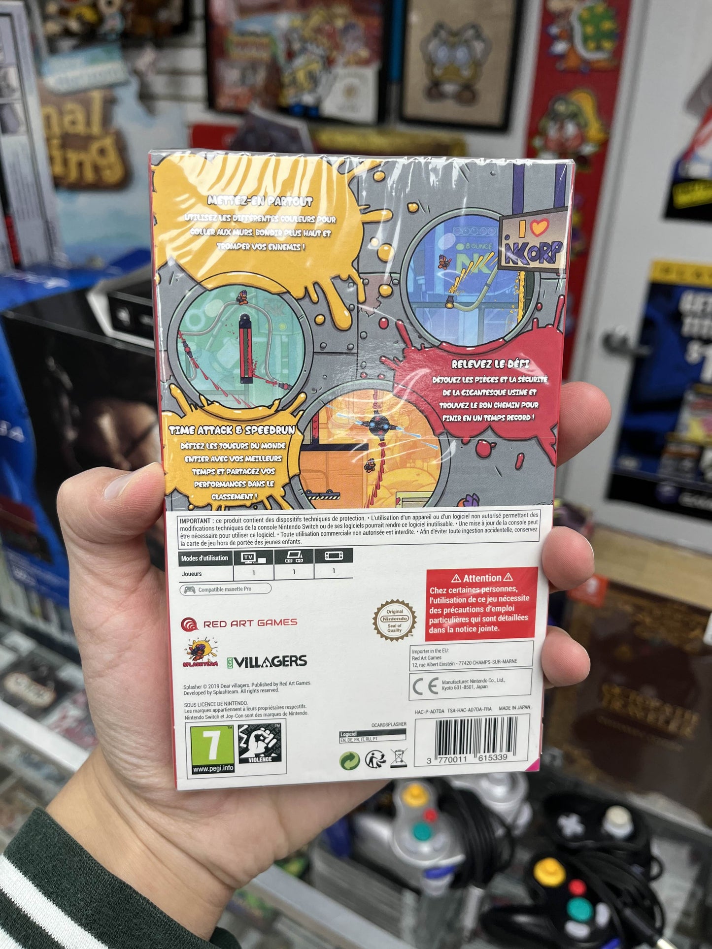 Splasher Nintendo Switch Sealed