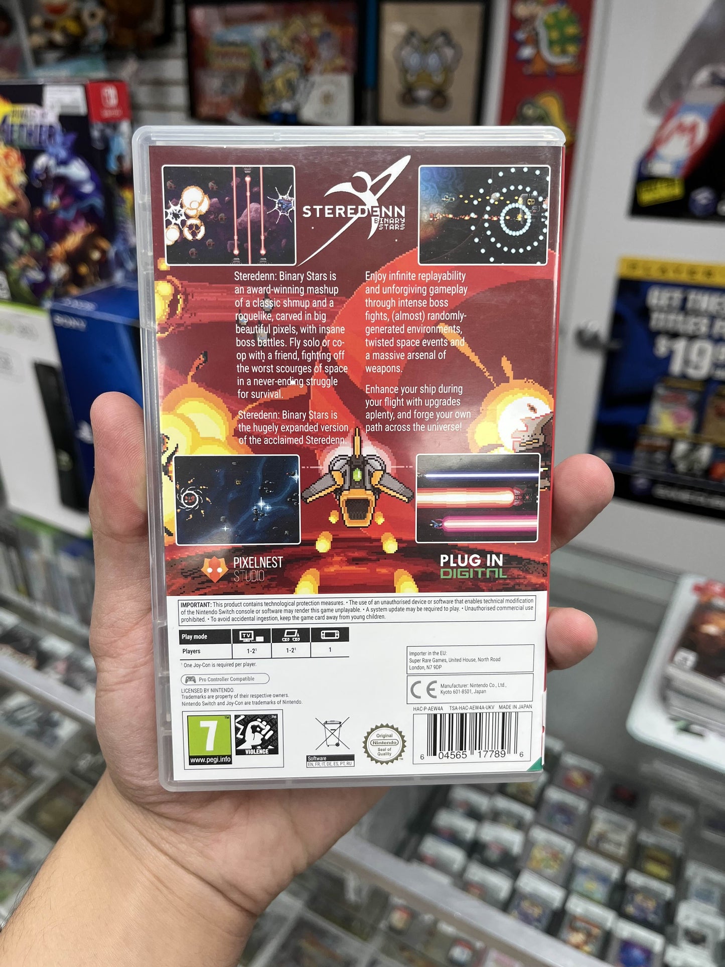 Steredenn Switch Incredibly Rare CIB