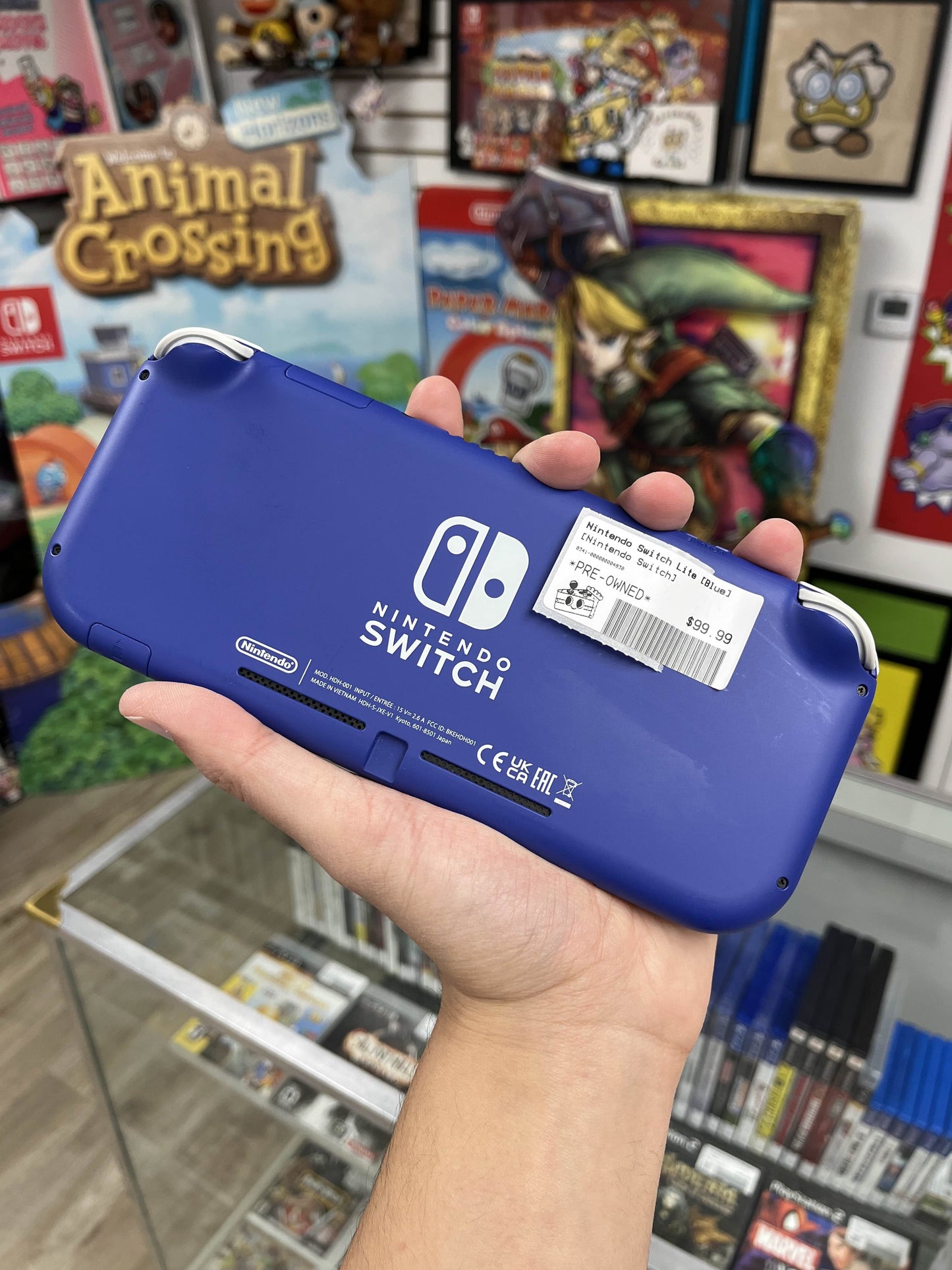 Blue Nintendo Switch Lite W/ Charger