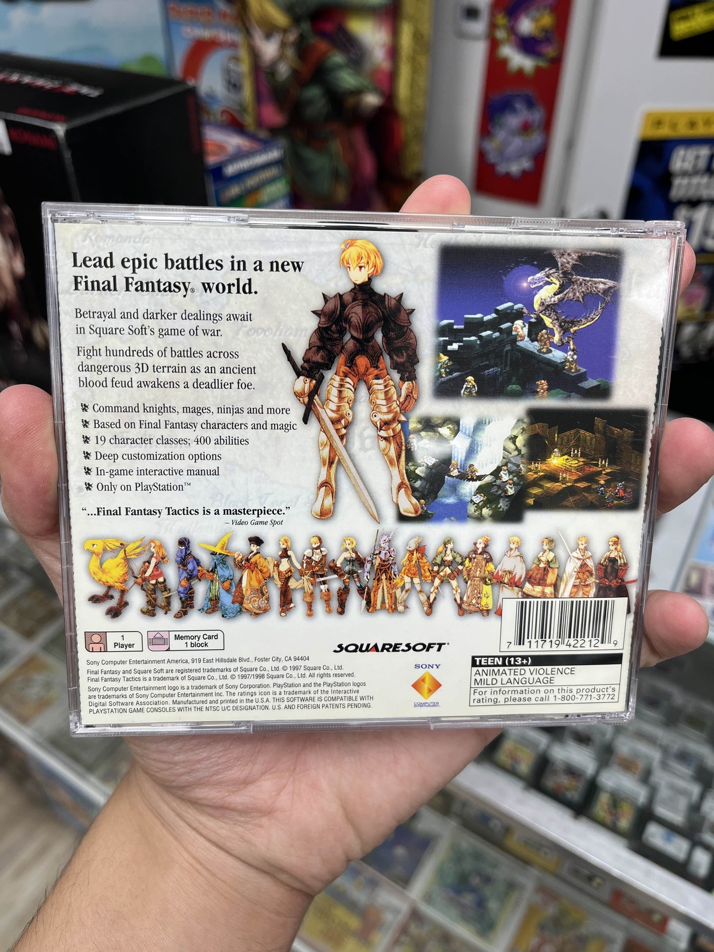 Final Fantasy Tactics PS1 Complete Clean!