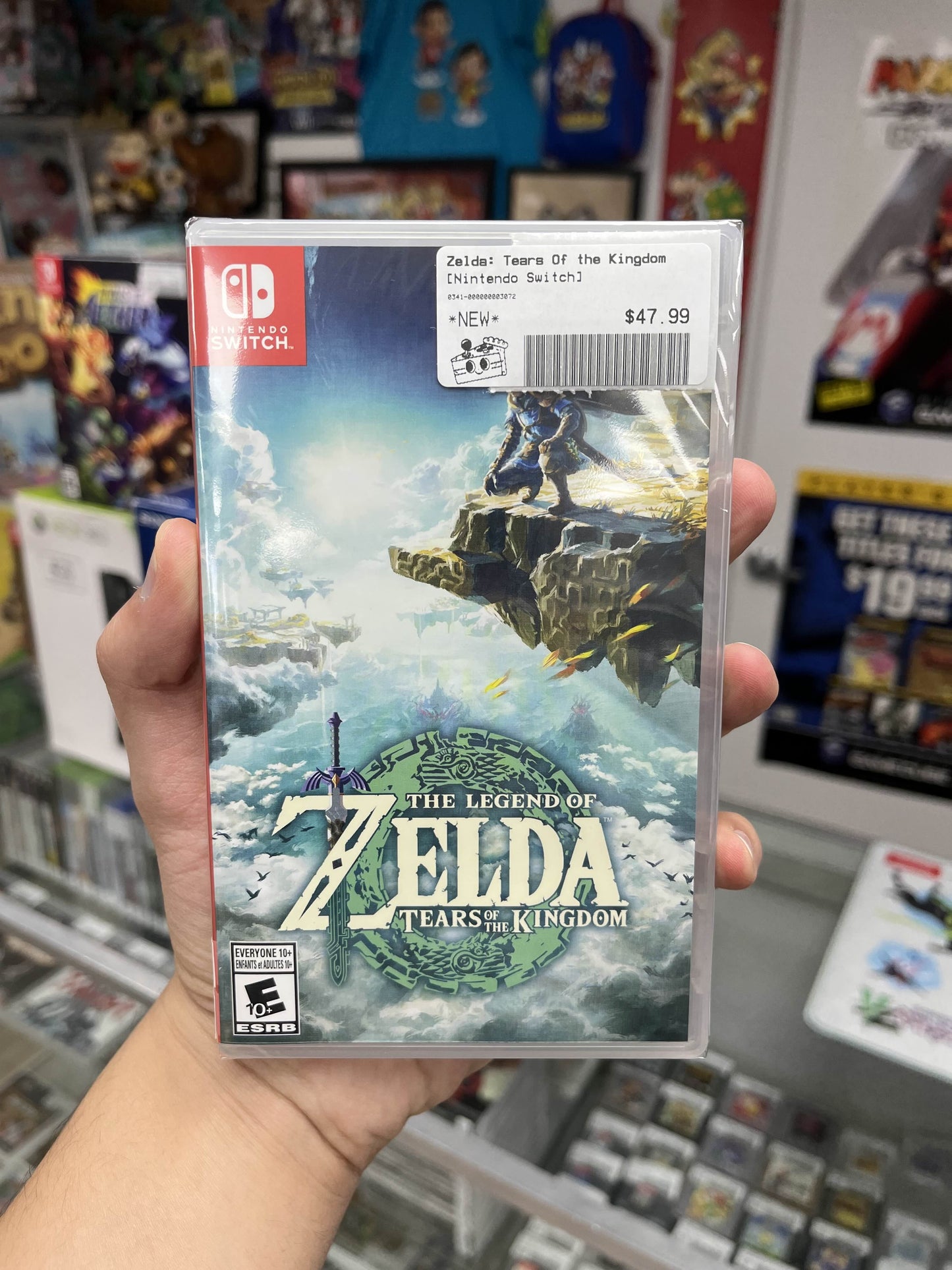 Zelda Tears of the Kingdom Switch Sealed