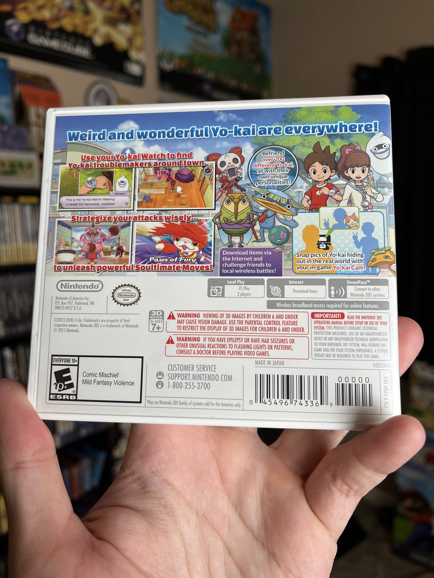 Yokai Watch 3DS CIB Clean