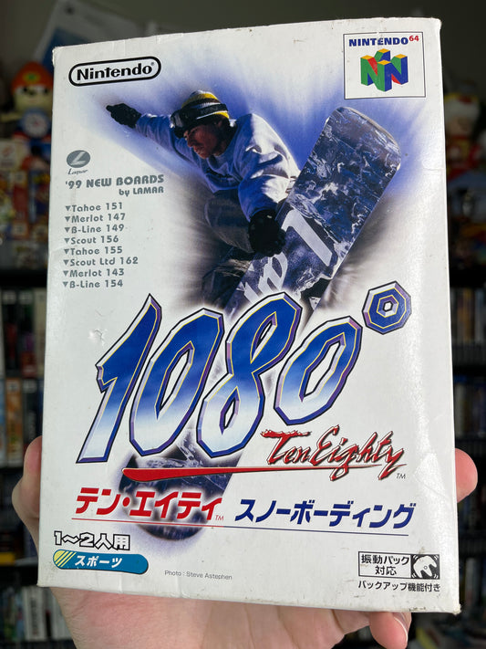 1080 Snowboarding Japanese N64 Complete