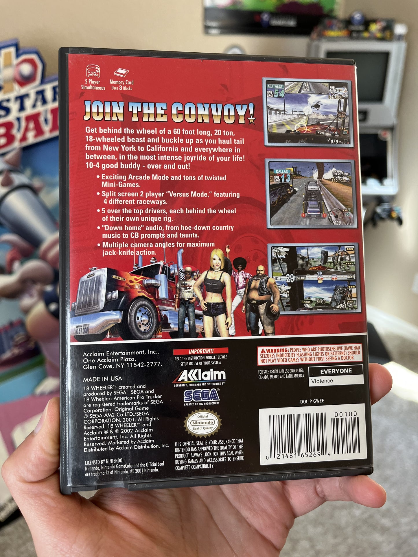 18 Wheeler GameCube CIB