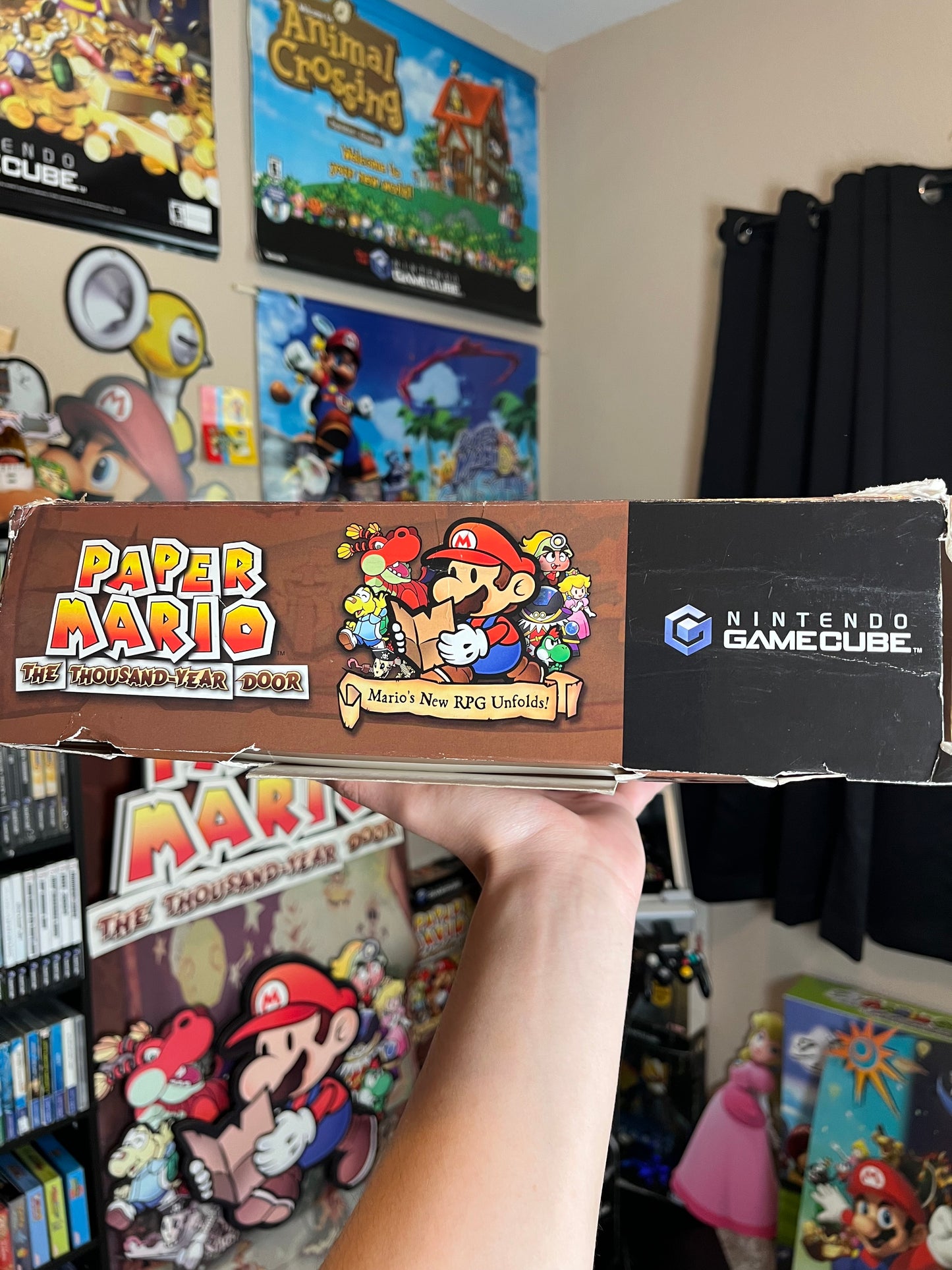 Paper Mario The Thousand Year Door Promotional Store Display Box RARE