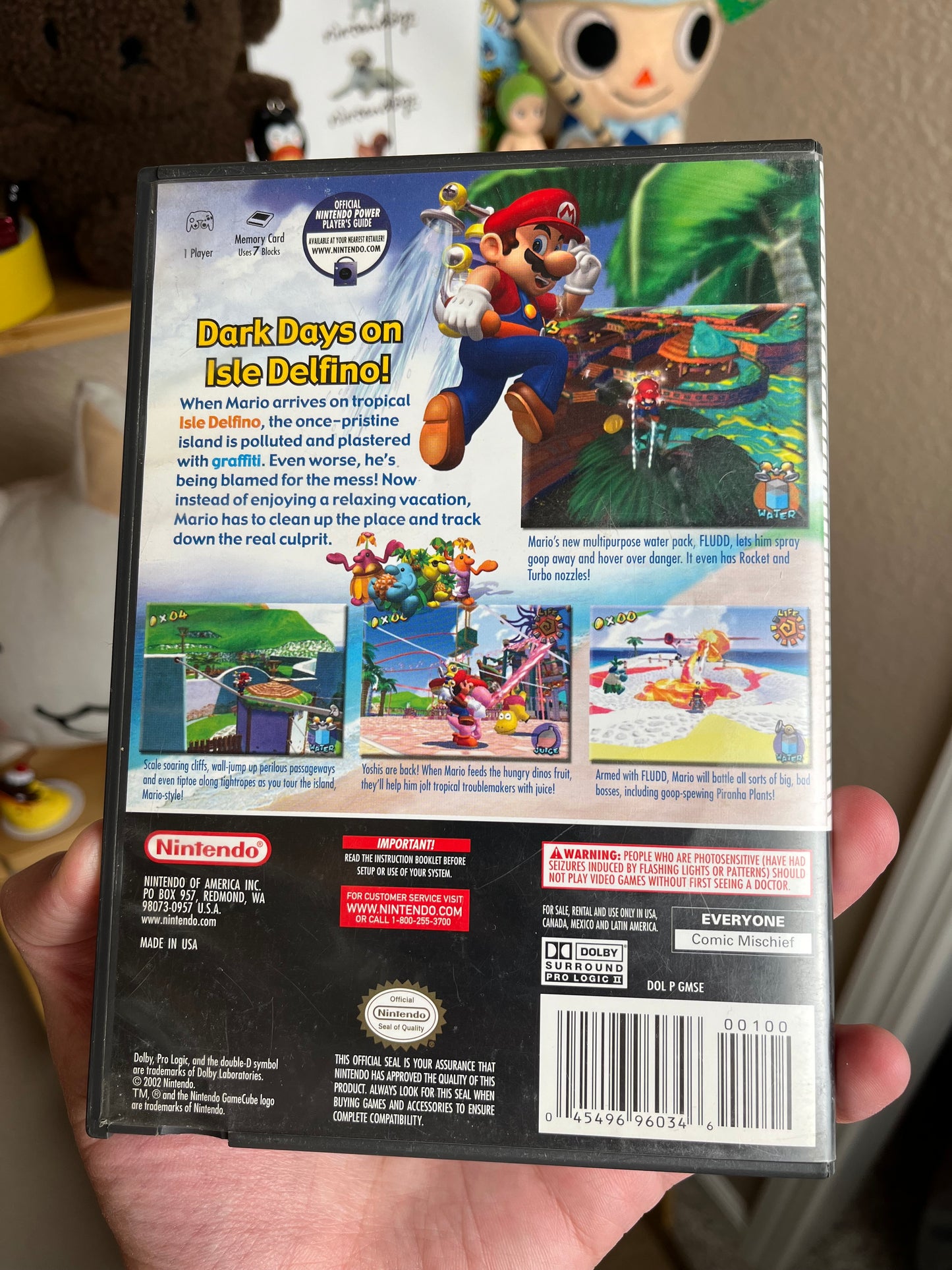 Super Mario Sunshine GameCube Boxed