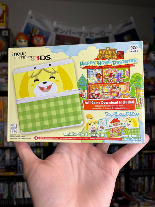 New Nintendo 3DS Animal Crossing Happy Home Designer Console W/ Extras