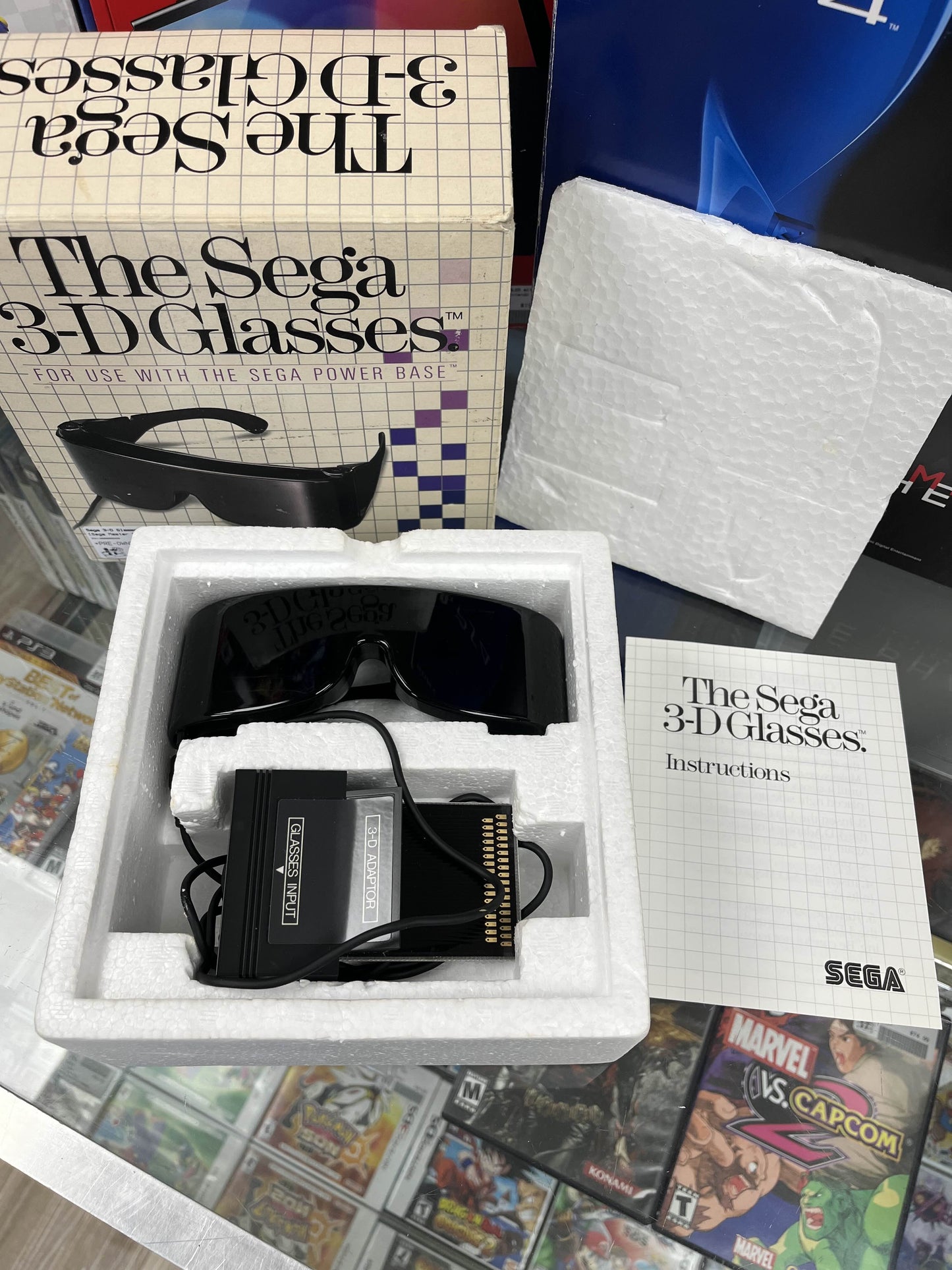 Sega 3-D Glasses Boxed Complete