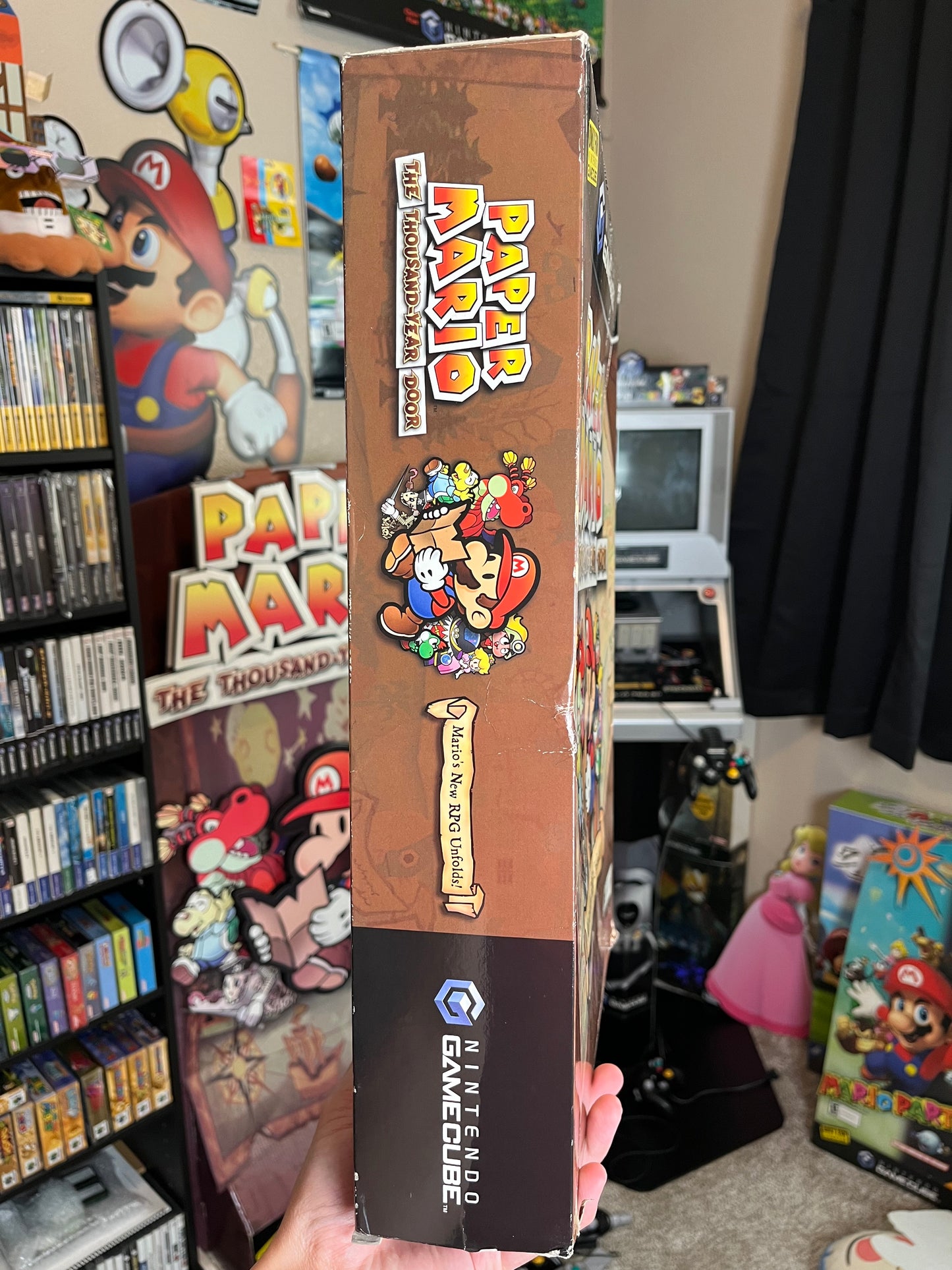 Paper Mario The Thousand Year Door Promotional Store Display Box RARE