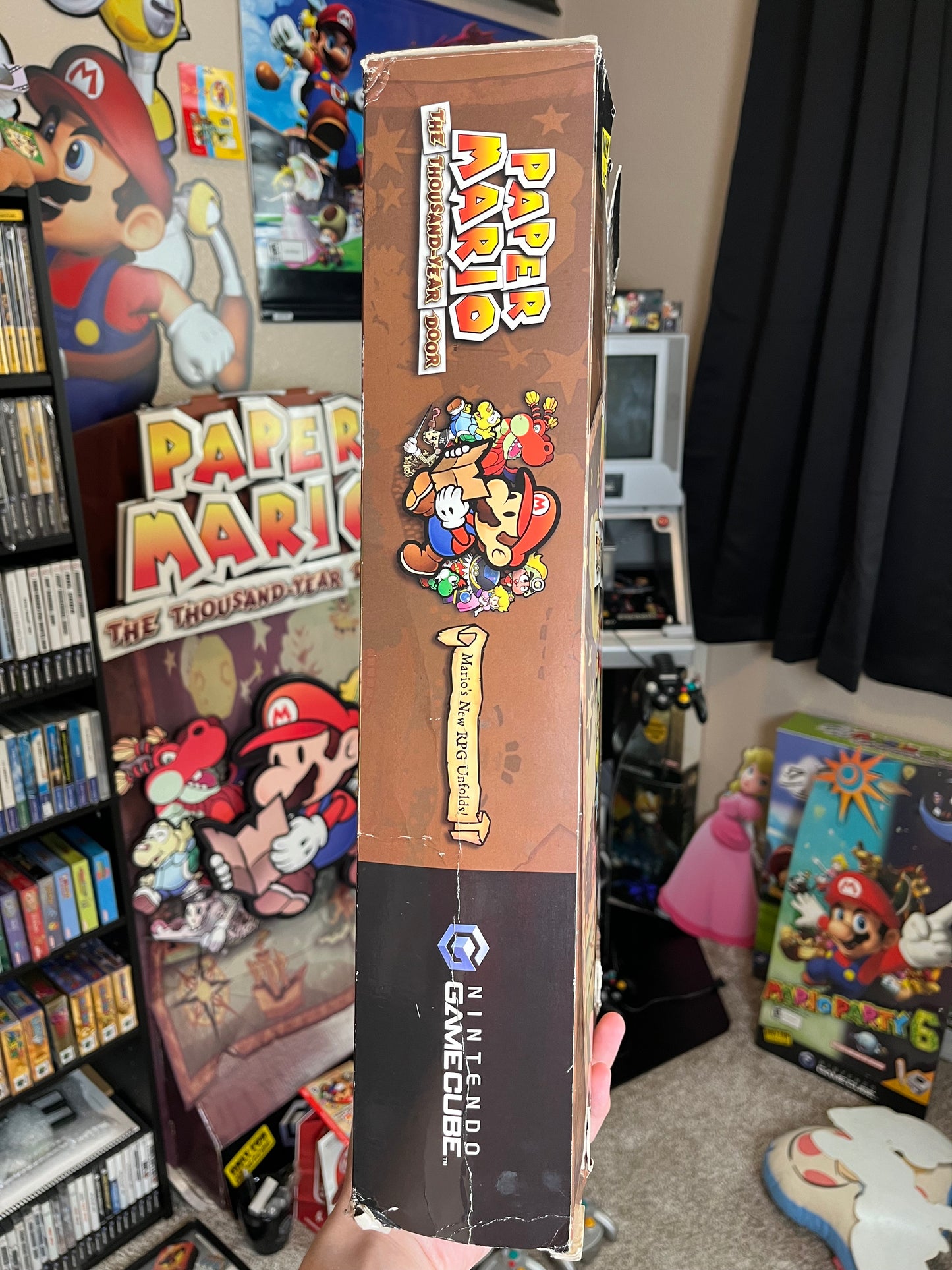 Paper Mario The Thousand Year Door Promotional Store Display Box RARE