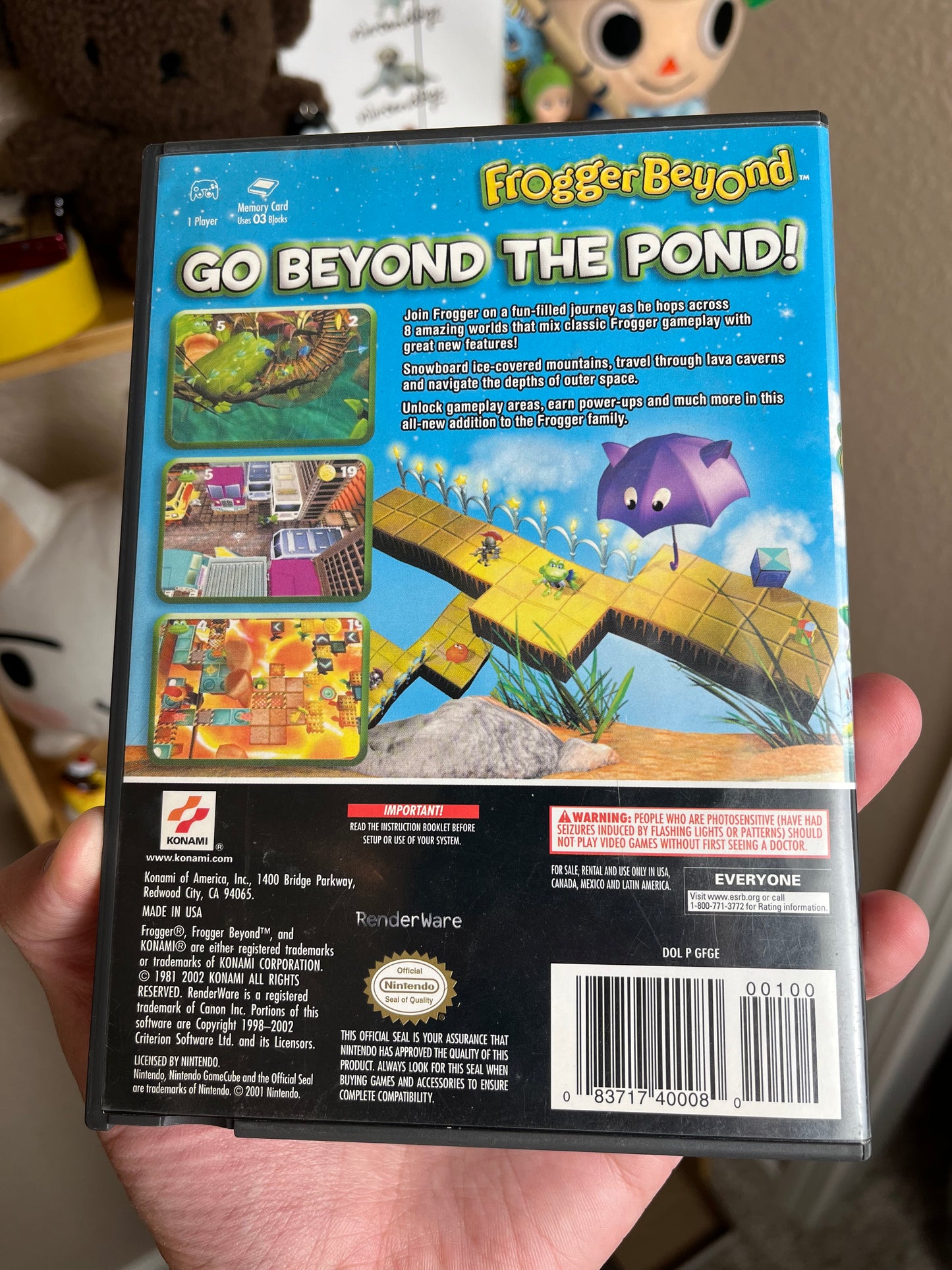 Frogger Beyond GameCube Boxed