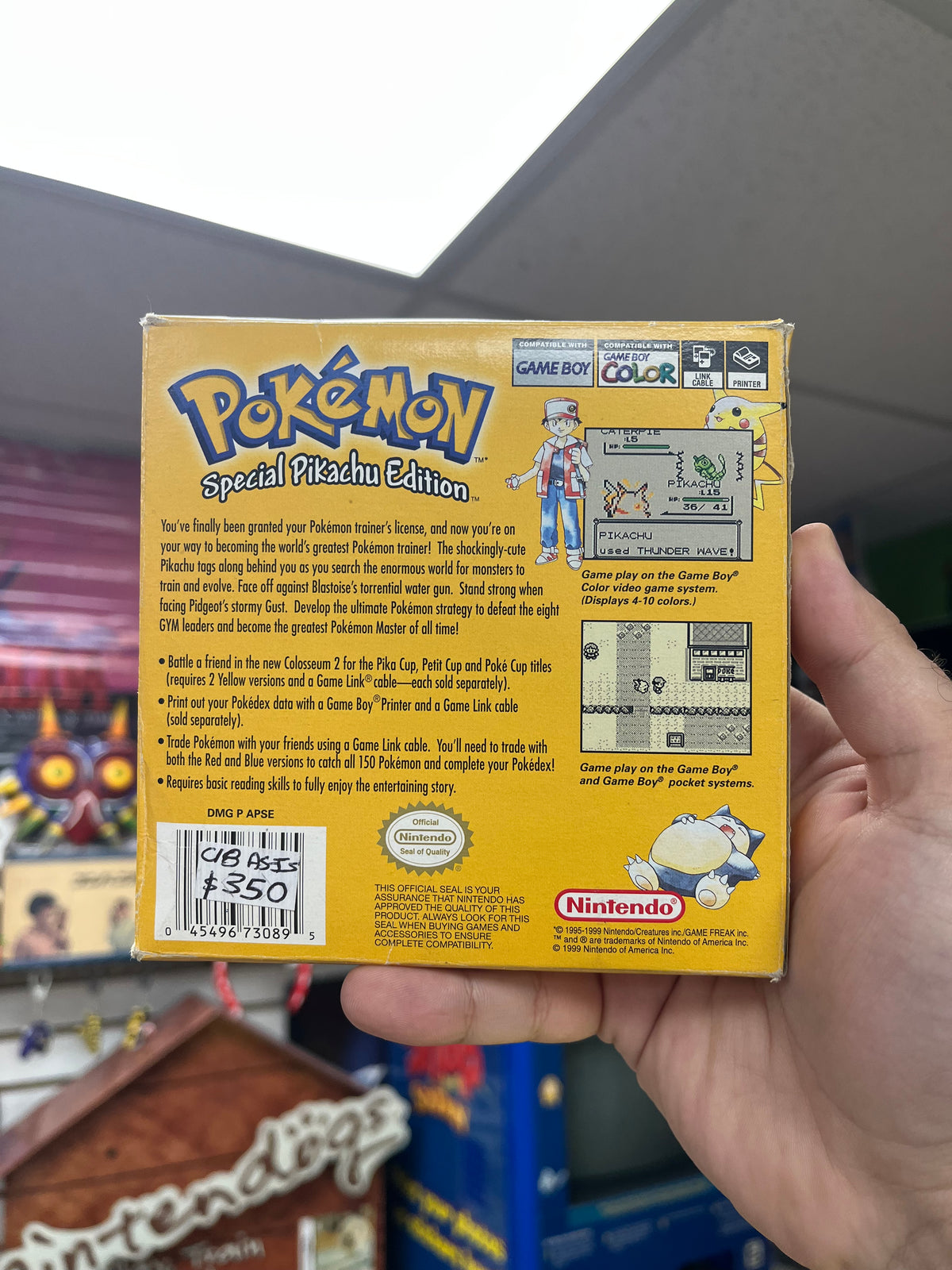 Pokemon Yellow - GameBoy CiB