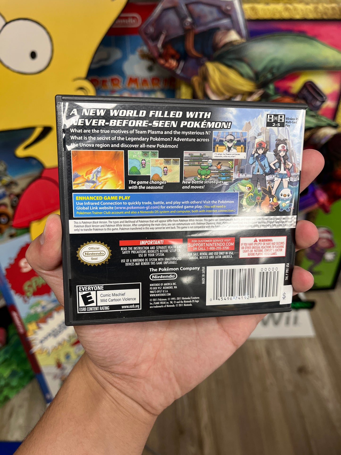 Pokemon Black Version Lucario Code Variant Nintendo DS Complete