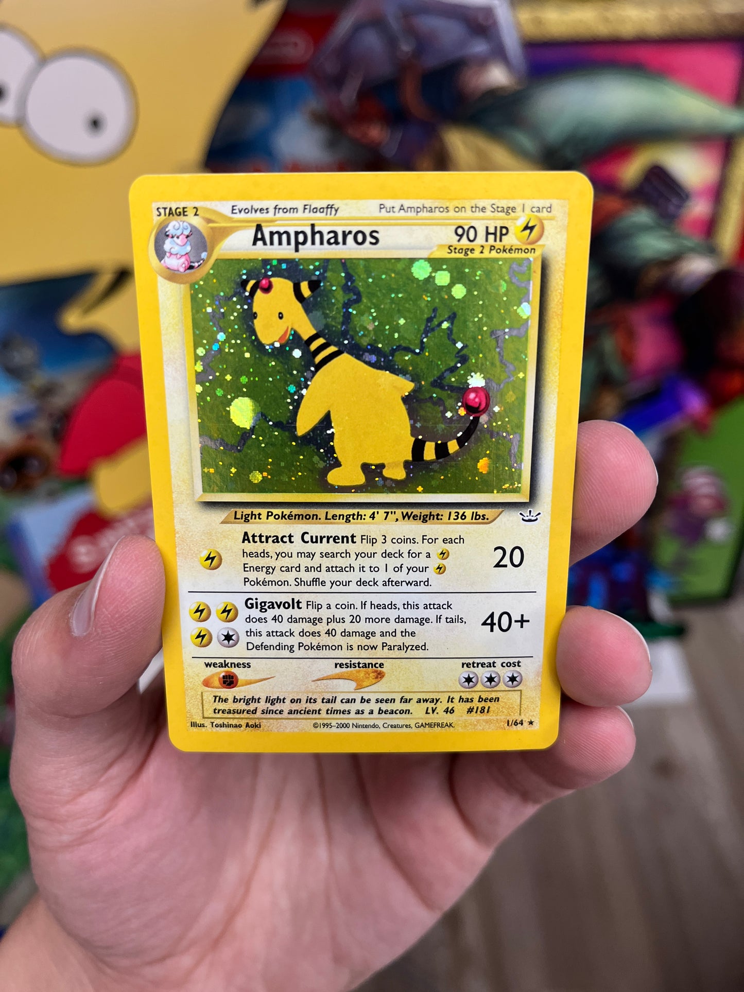 Pokemon TCG Ampharos 1/64 MP