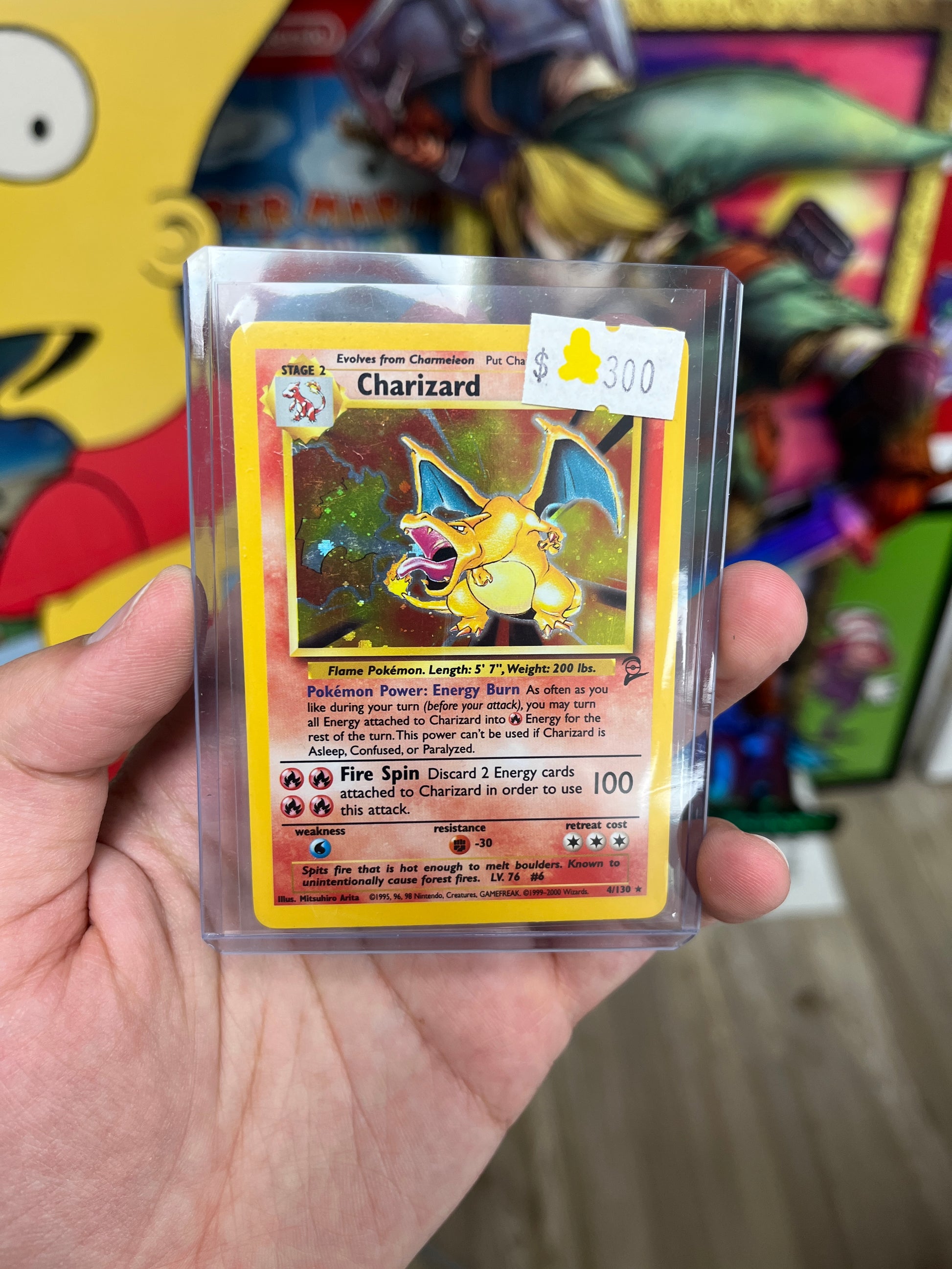 Pokemon TCG Charizard 4/130 Base 2 LP/MP CakeHoarder Games Pokemon TCG Charizard 4/130 Base 2 LP/MP CakeHoarder Games
