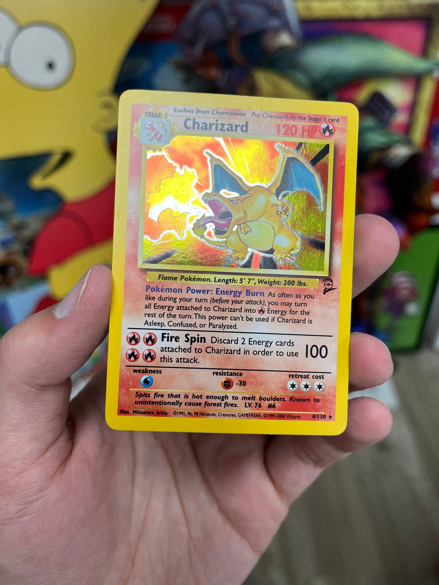 Pokemon TCG Charizard 4/130 Base 2 LP/MP CakeHoarder Games Pokemon TCG Charizard 4/130 Base 2 LP/MP CakeHoarder Games