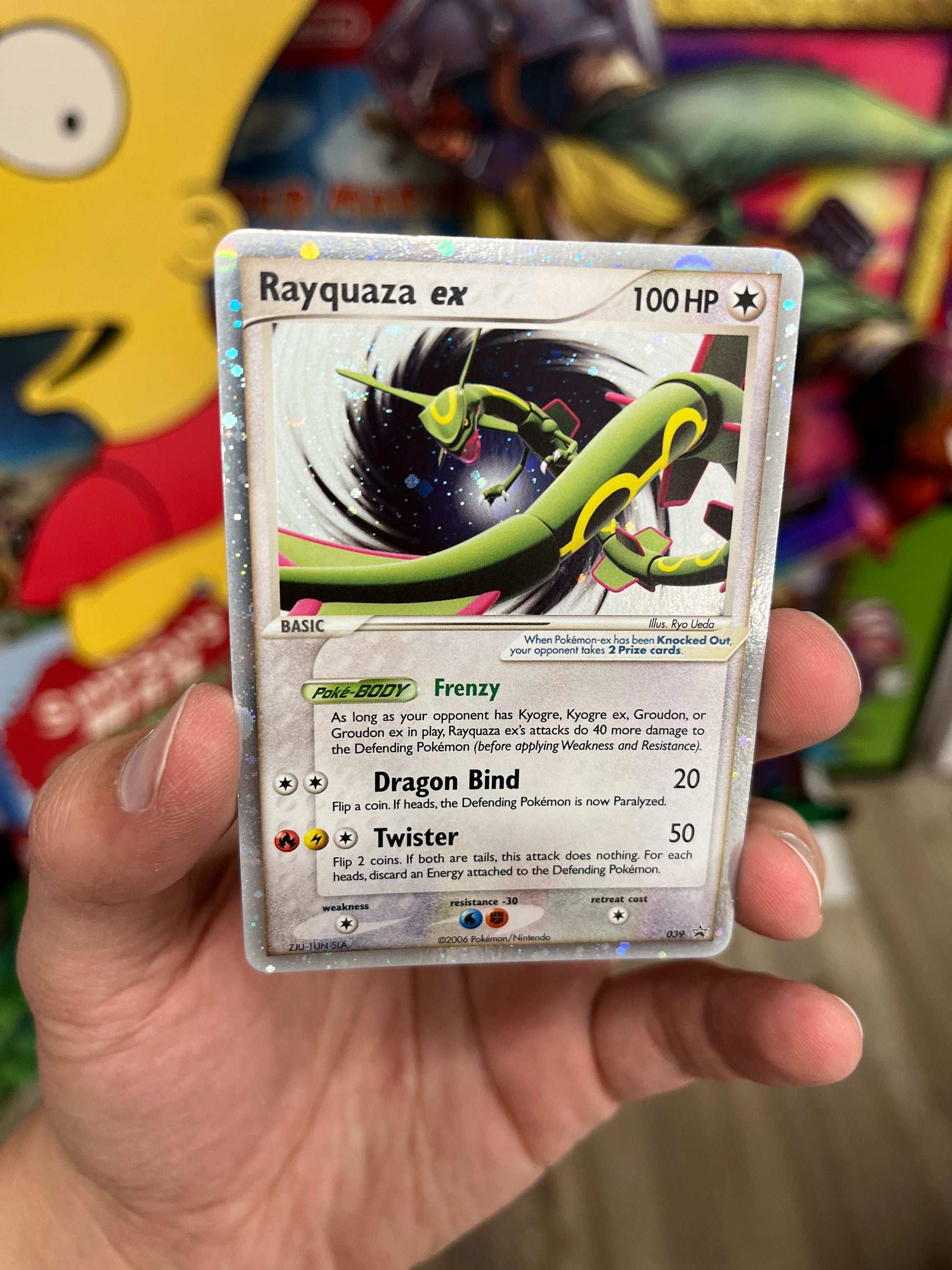 pokemon rayquaza cards Pokemon TCG Rayquaza EX 039 Promo LP Gradeable Clean – CakeHoarder Games