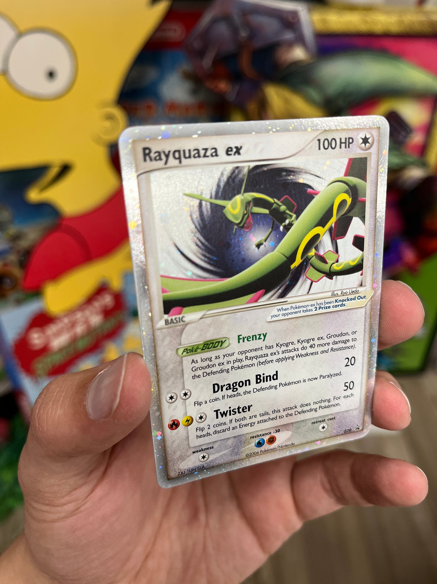 Pokemon TCG Rayquaza EX 039 Promo LP Gradeable Clean