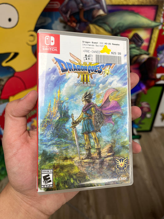 Dragon QUest III HD-2D Remake Switch CIB