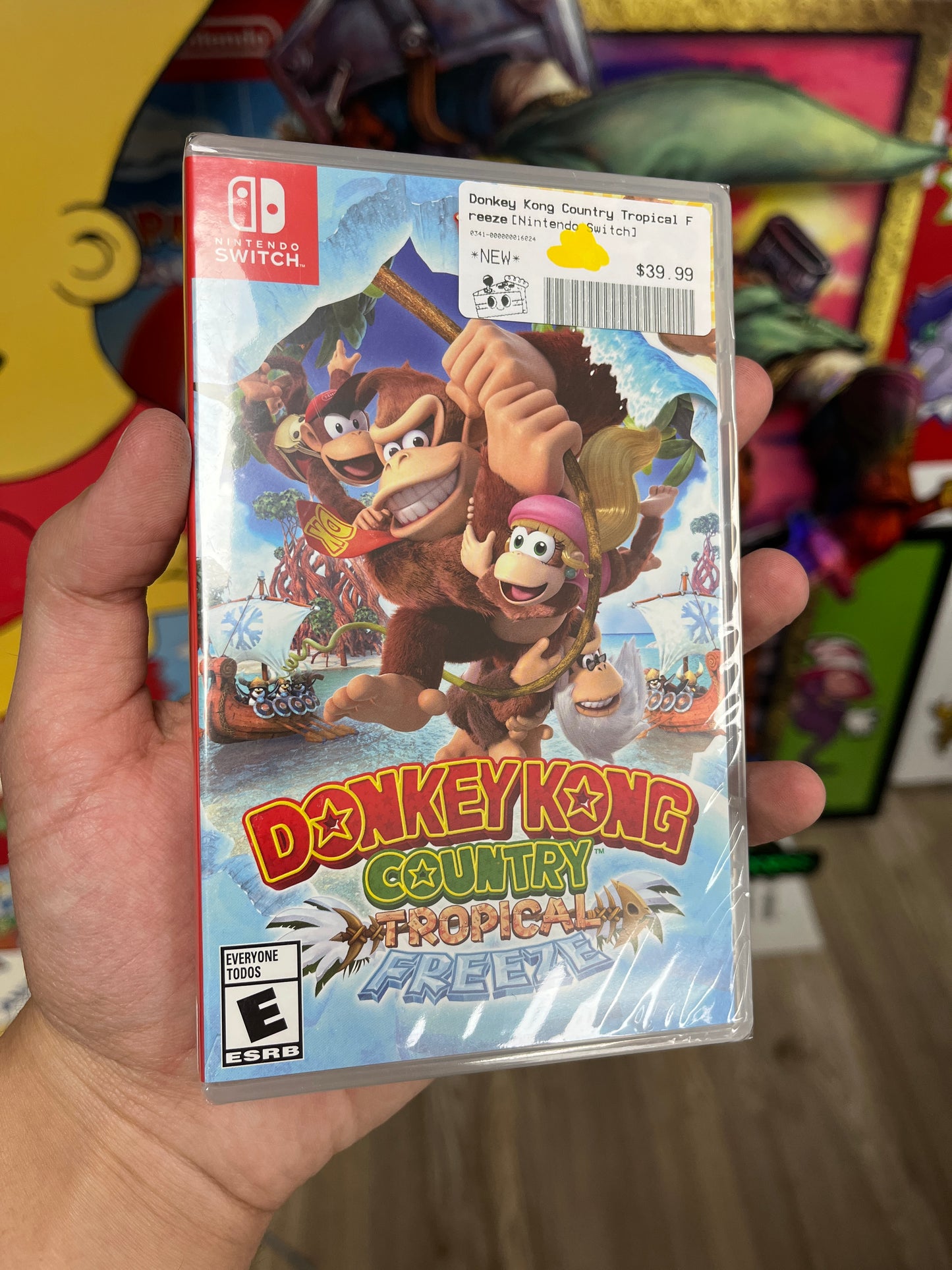 Donkey Kong Country Tropical Freeze Switch CIB