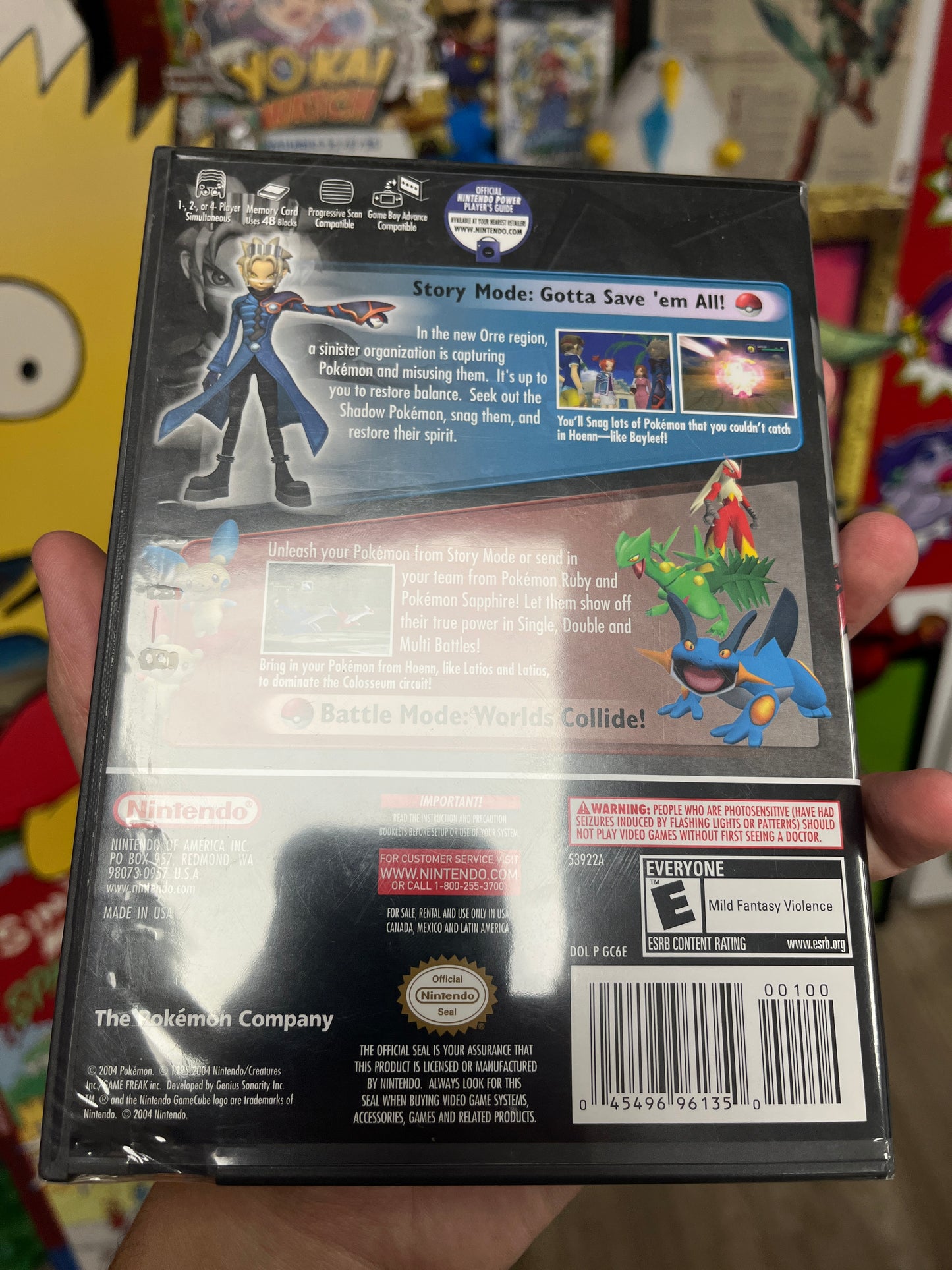 Pokemon Colosseum GameCube Brand New SEALED