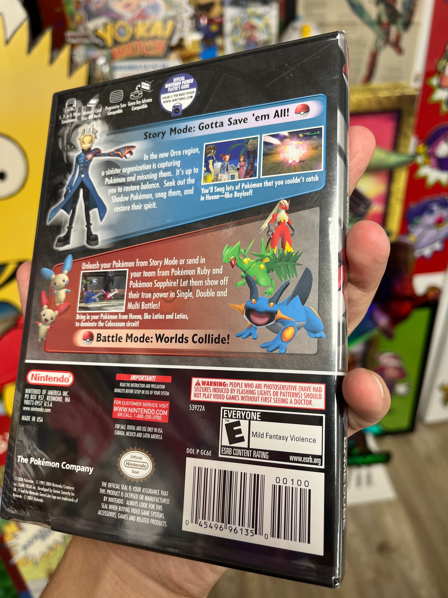 Pokemon Colosseum GameCube Brand New SEALED