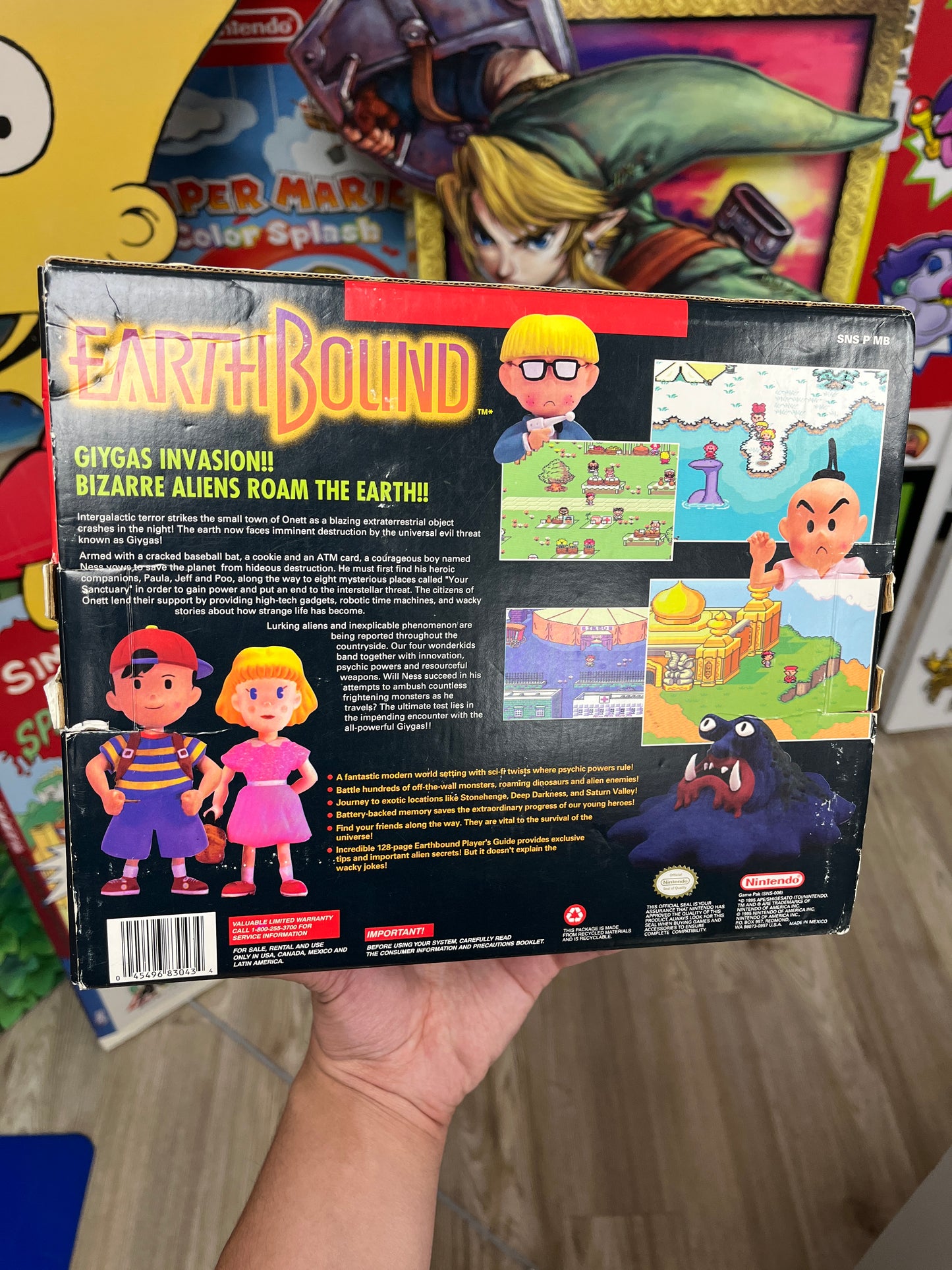 Earthbound SNES Complete Holy Grail *CLEAN*