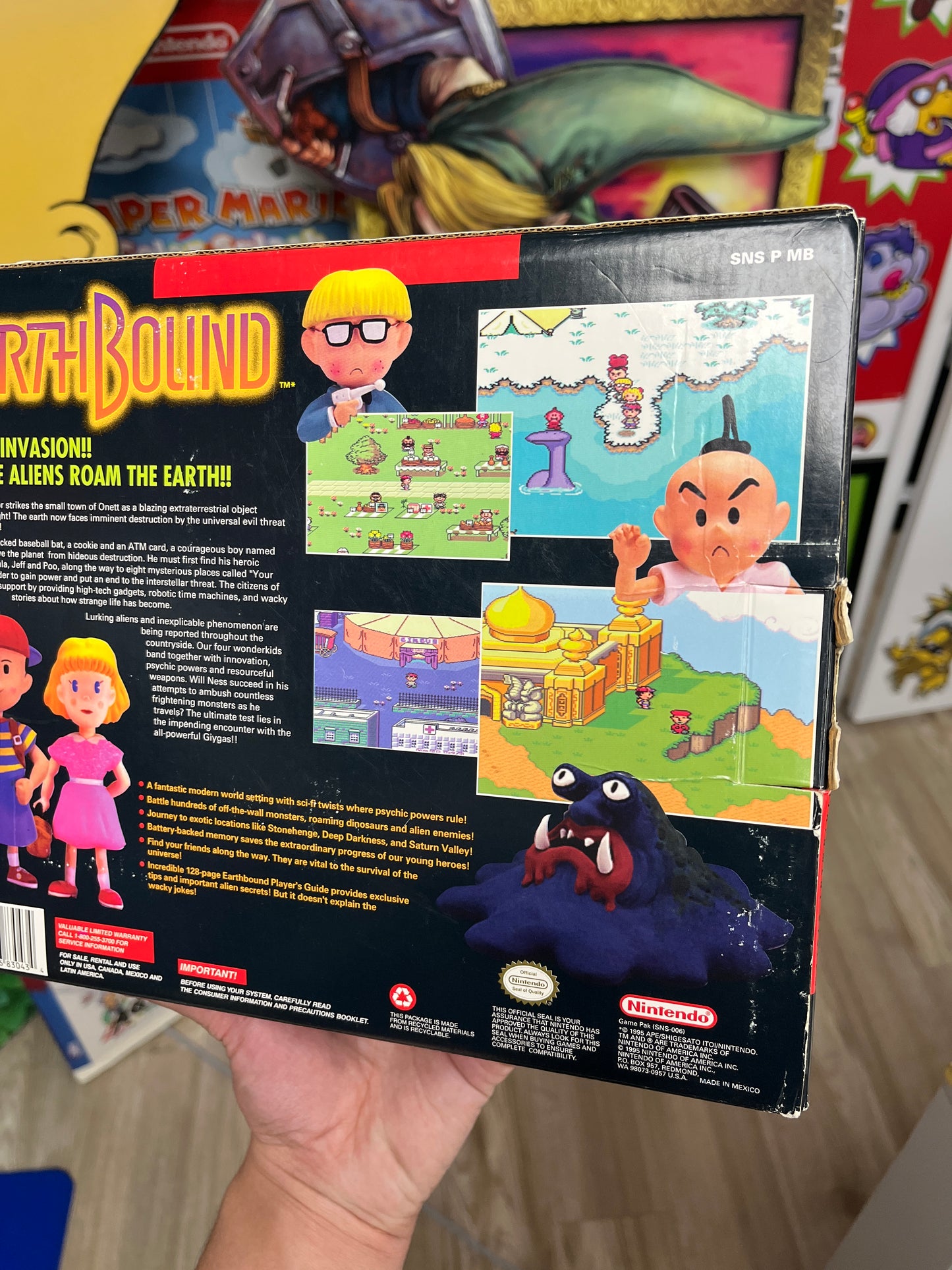 Earthbound SNES Complete Holy Grail *CLEAN*